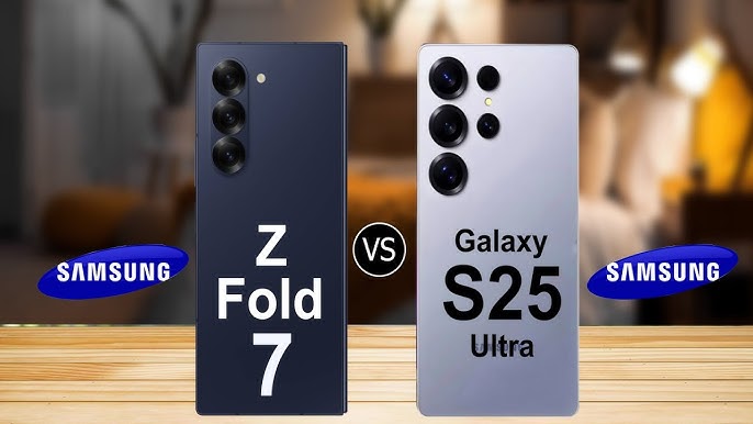 Samsung Galaxy Z Fold 7 vs. Galaxy S25 Ultra: A Comprehensive Comparison