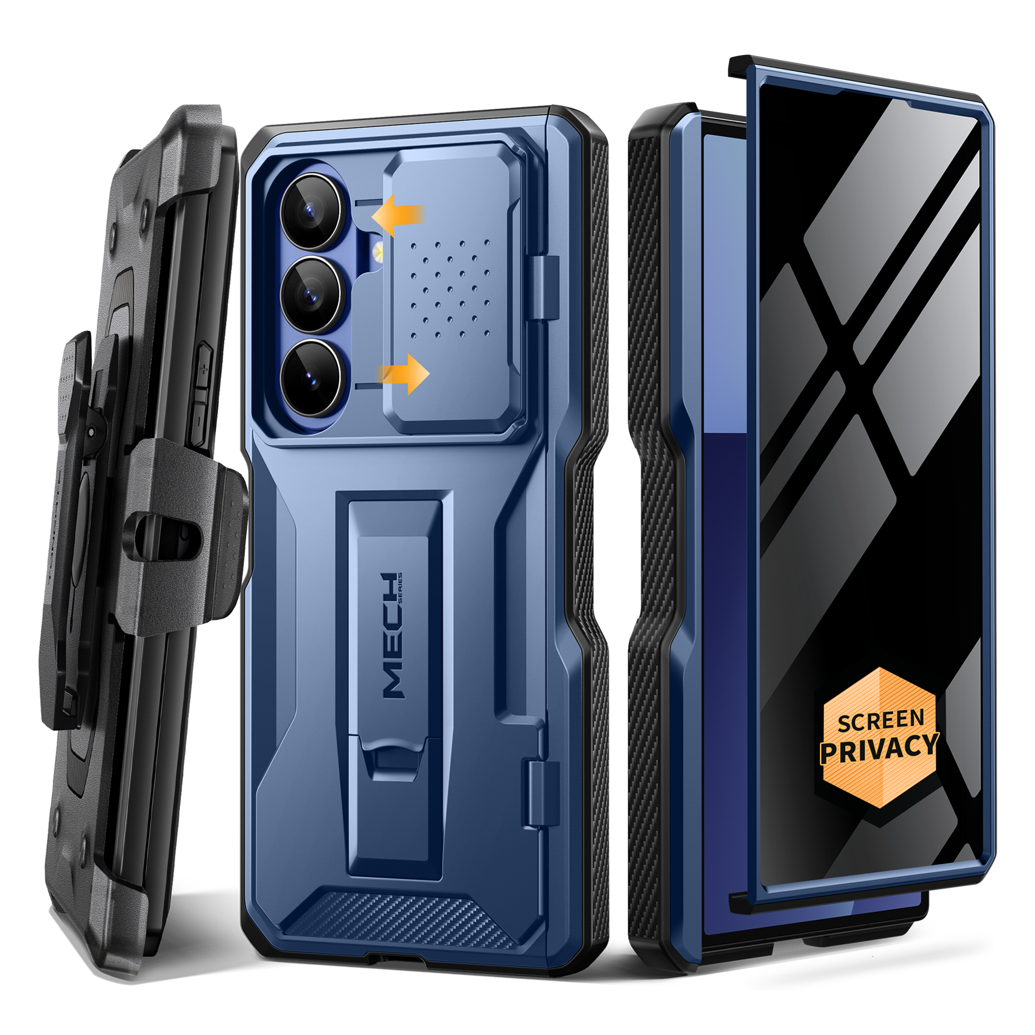 TONGATE Z Fold 7 Case Built-in Belt Clip