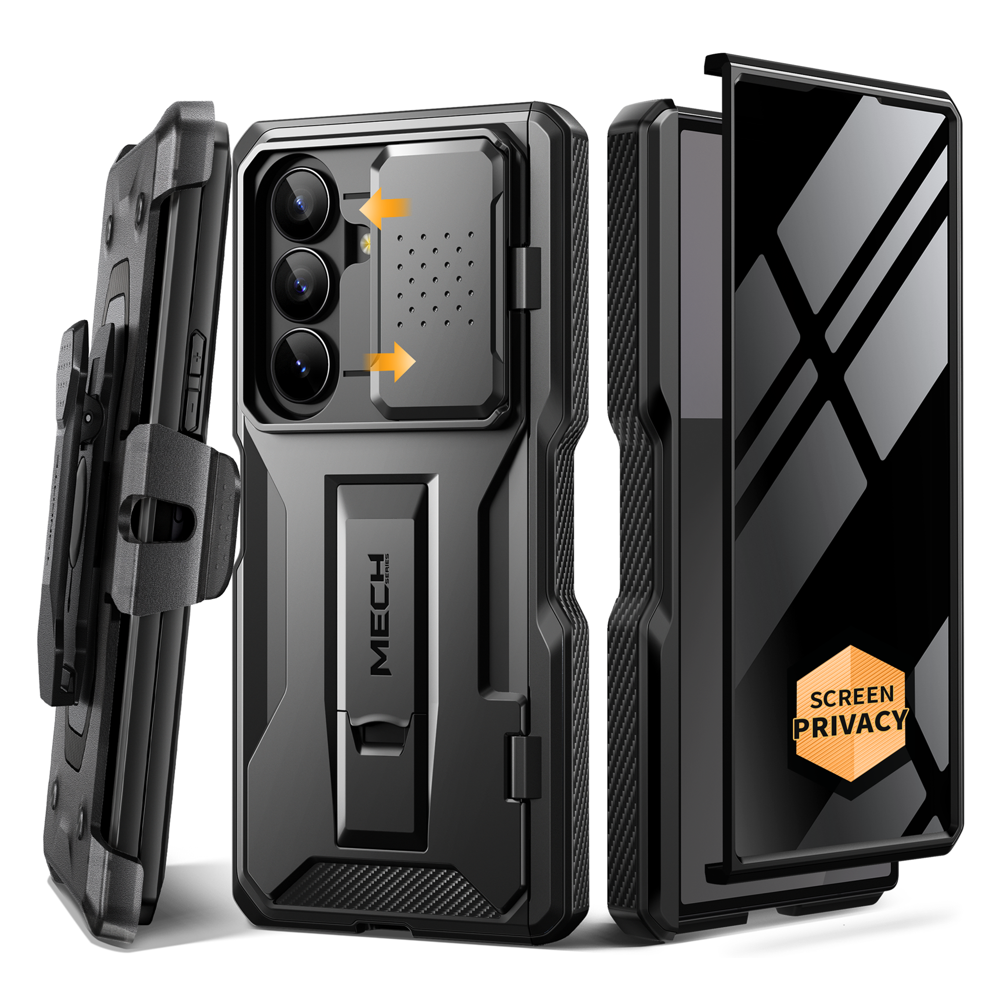 TONGATE Z Fold 7 Case Built-in Belt Clip