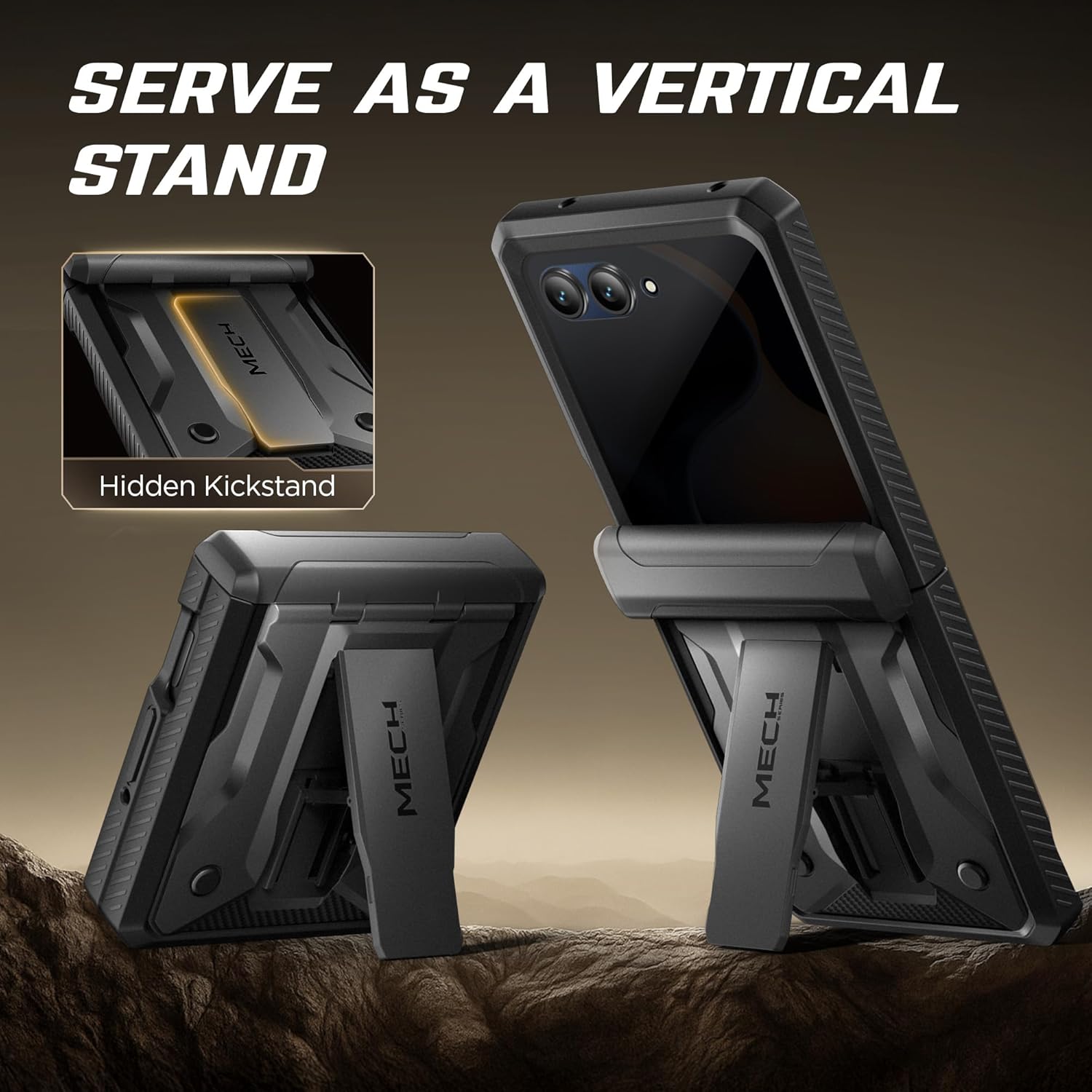 Motorola Razr Case with Privacy Screen Protector