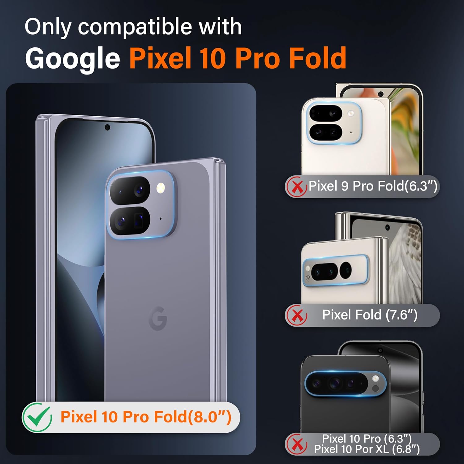 TONGATE Pixel 10 Pro Fold Case
