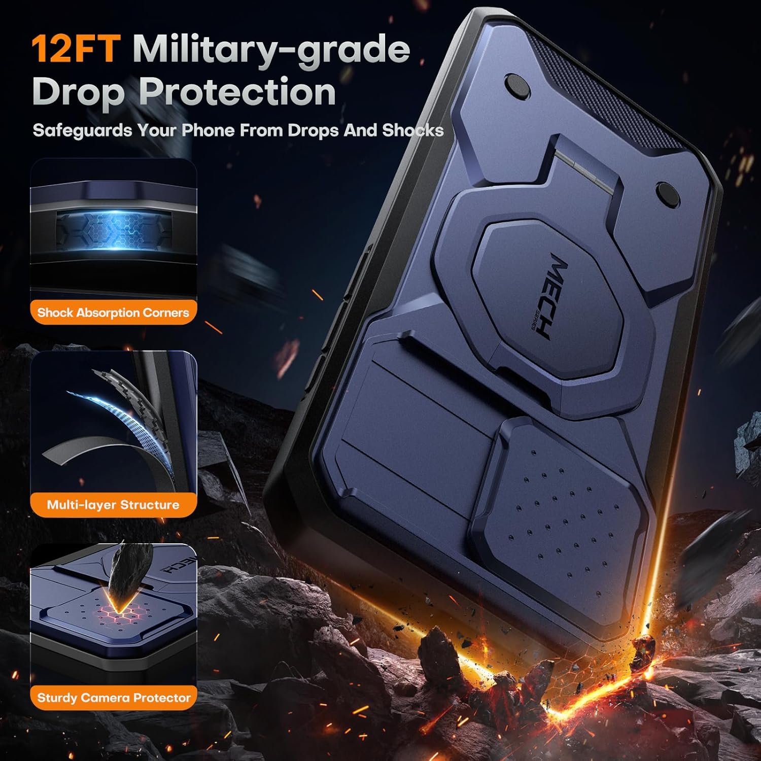 TONGATE Magnetic for iPhone 15 Pro Max Case