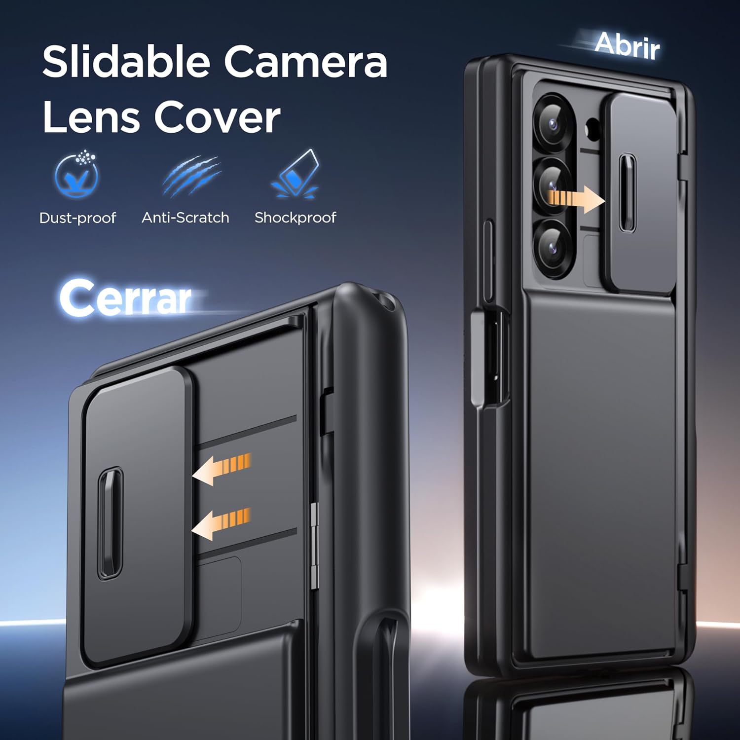 TONGATE Z Fold 7 Case With Wallet