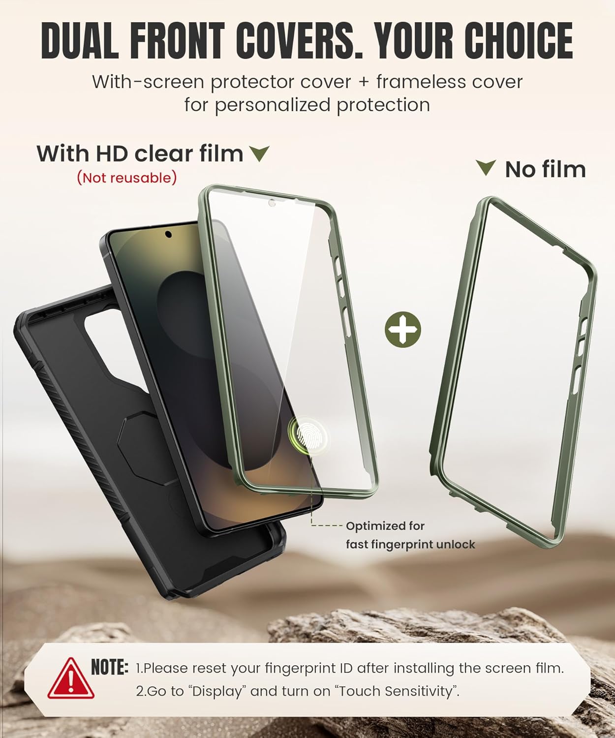 Samsung S26 Ultra Case with 360° Spin Magnetic Stand
