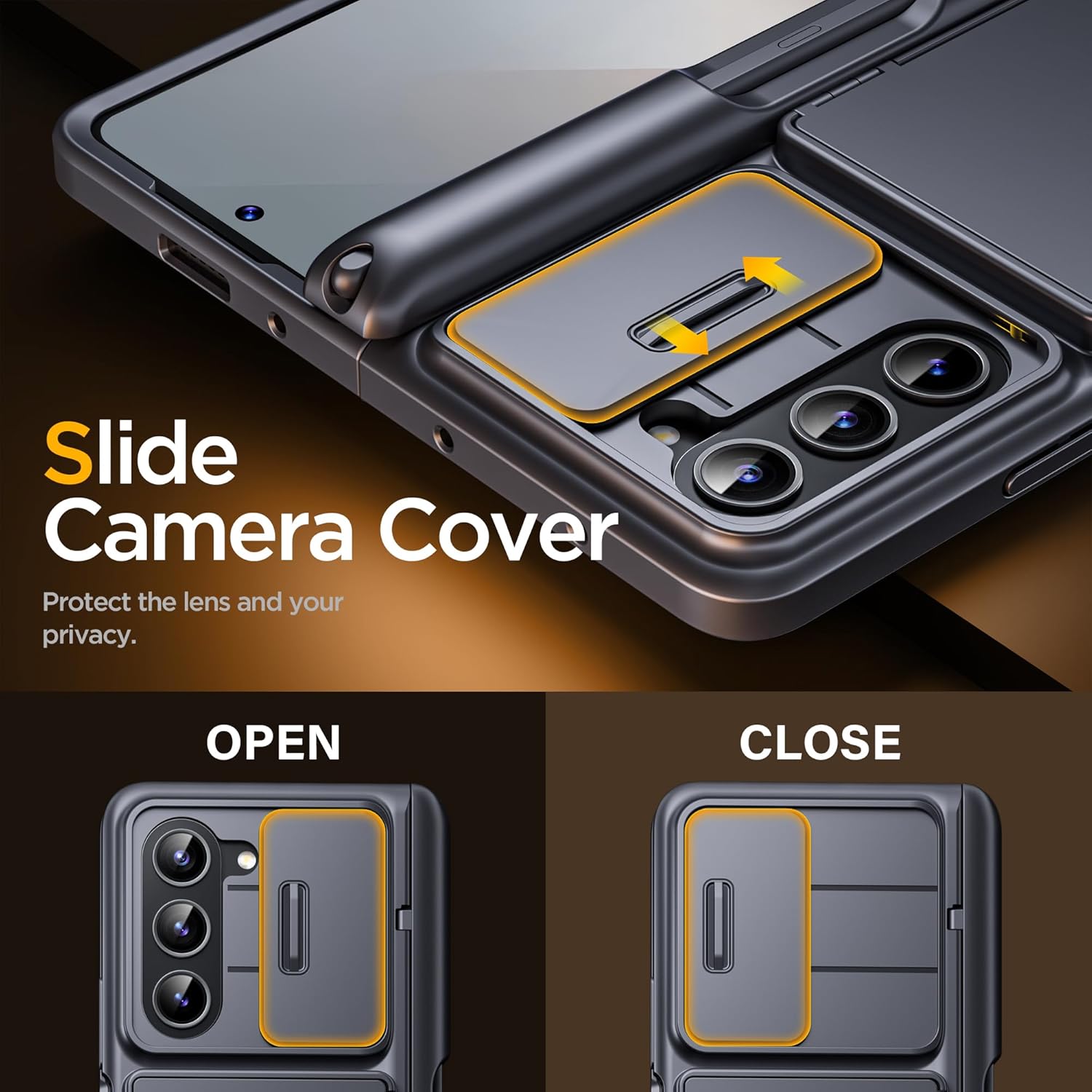 TONGATE Z Fold 6 Case with Wallet Kickstand