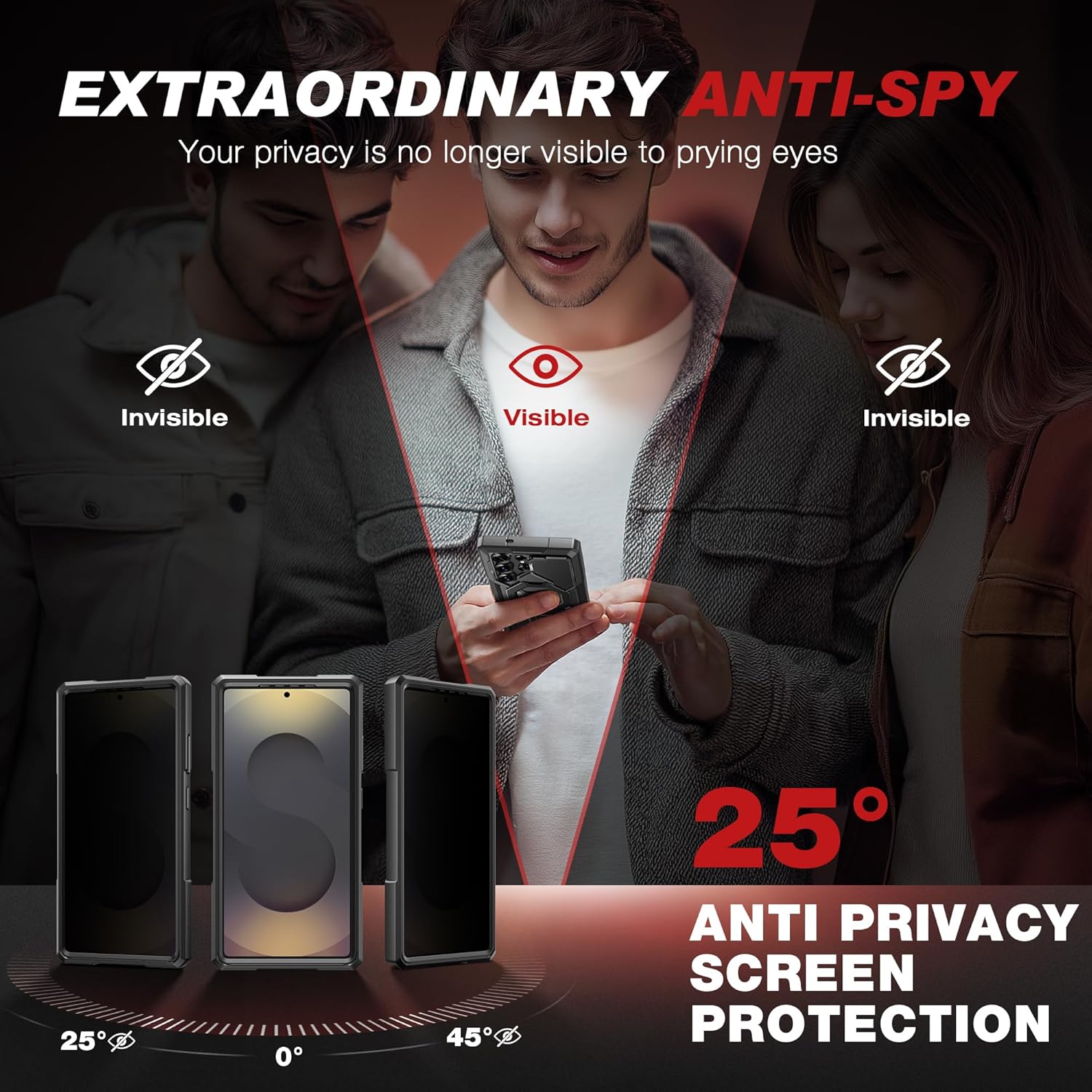 Samsung S25 Ultra Magnetic Case with Belt Clip