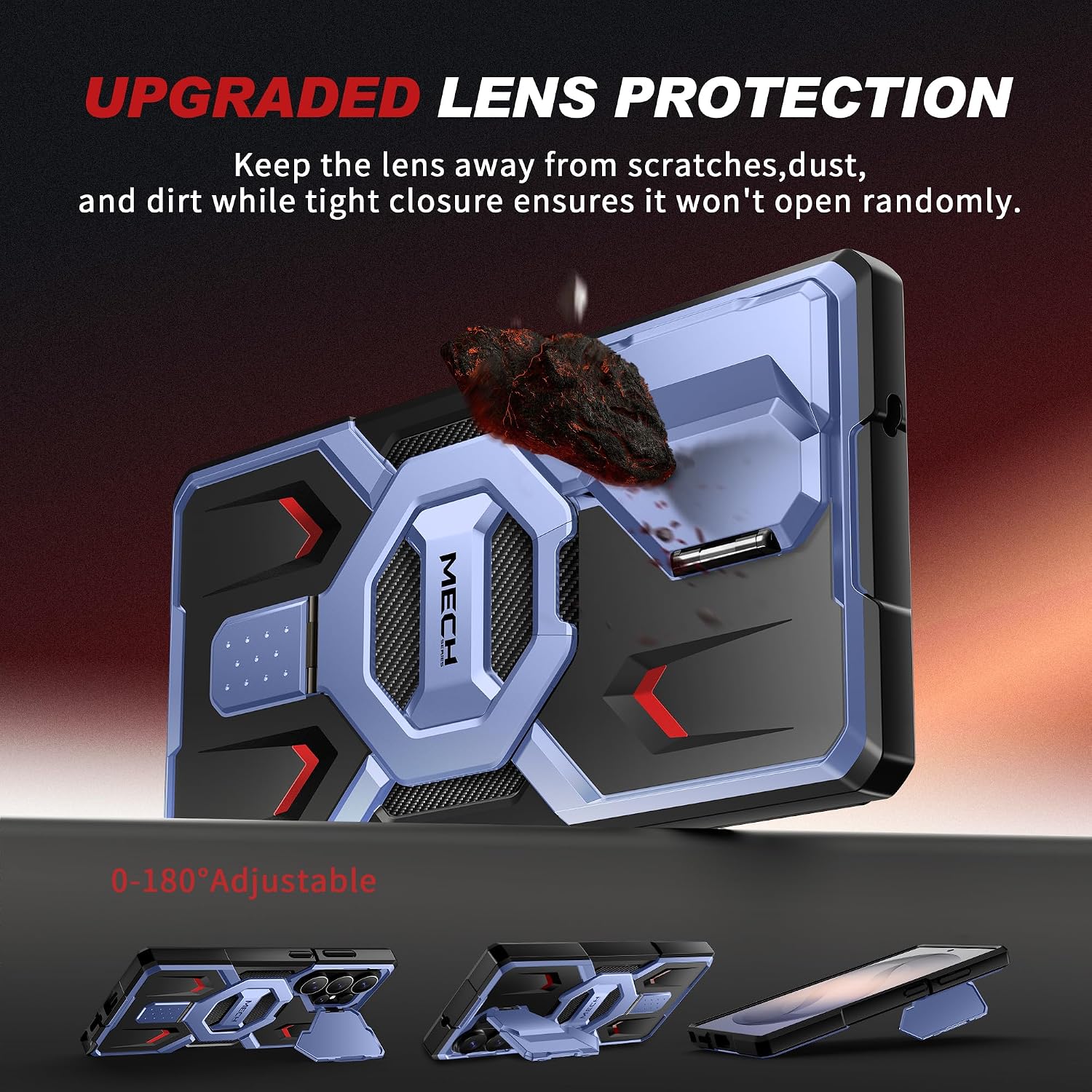 Galaxy S26 Ultra Magnetic Stand Case with Screen Protector