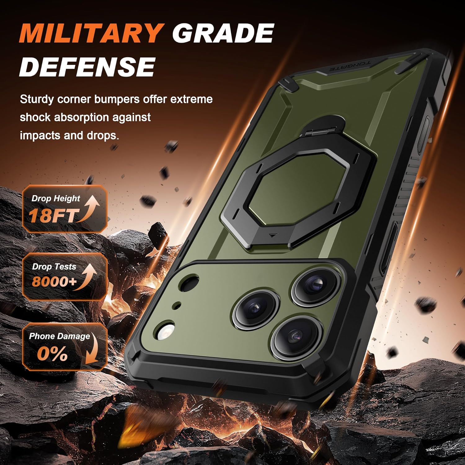 TONGATE iPhone 17 Pro Max Case