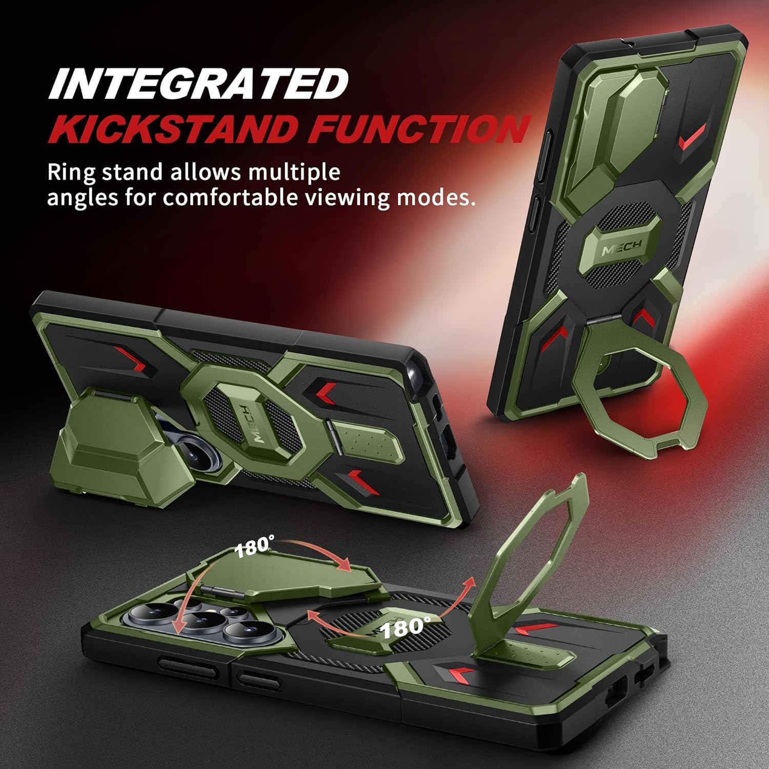 Galaxy S26 Ultra Magnetic Stand Case with Belt Clip