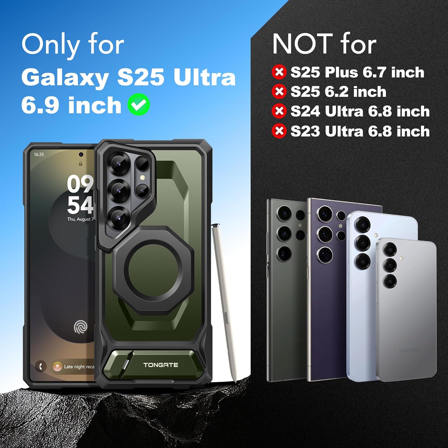 Tongate Samsung S25 Ultra Magnetic Case