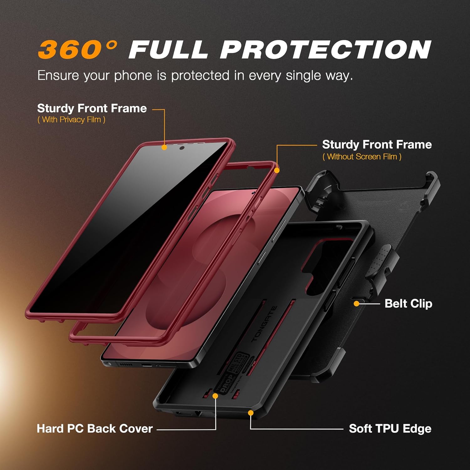 TONGATE Samsung Galaxy S24 Ultra Case