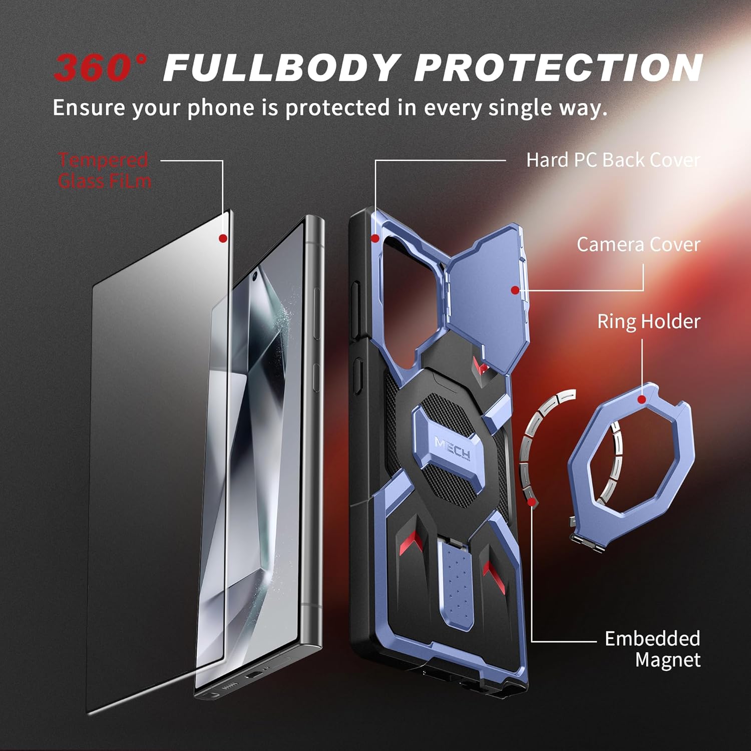 TONGATE SAMSUNG S25 Ultra Magnetic Case