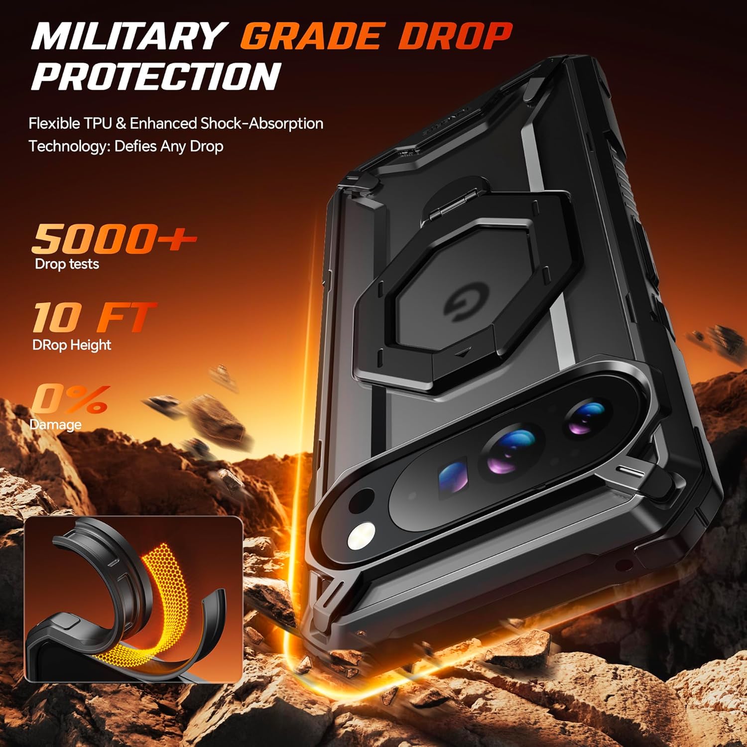 TONGATE Pixel 10/10 Pro Case