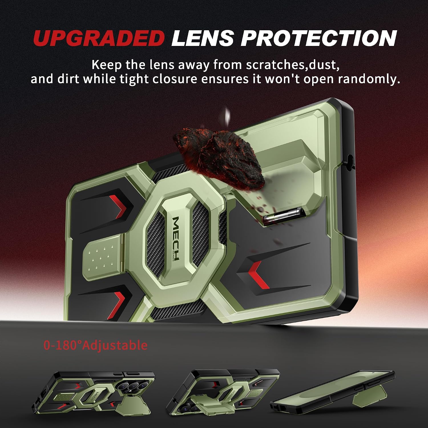 Galaxy S26 Ultra Magnetic Stand Case with Screen Protector