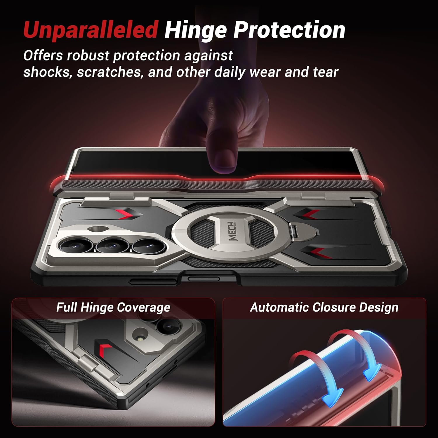 Spin Magnetic Stand for Z Fold 7 Case