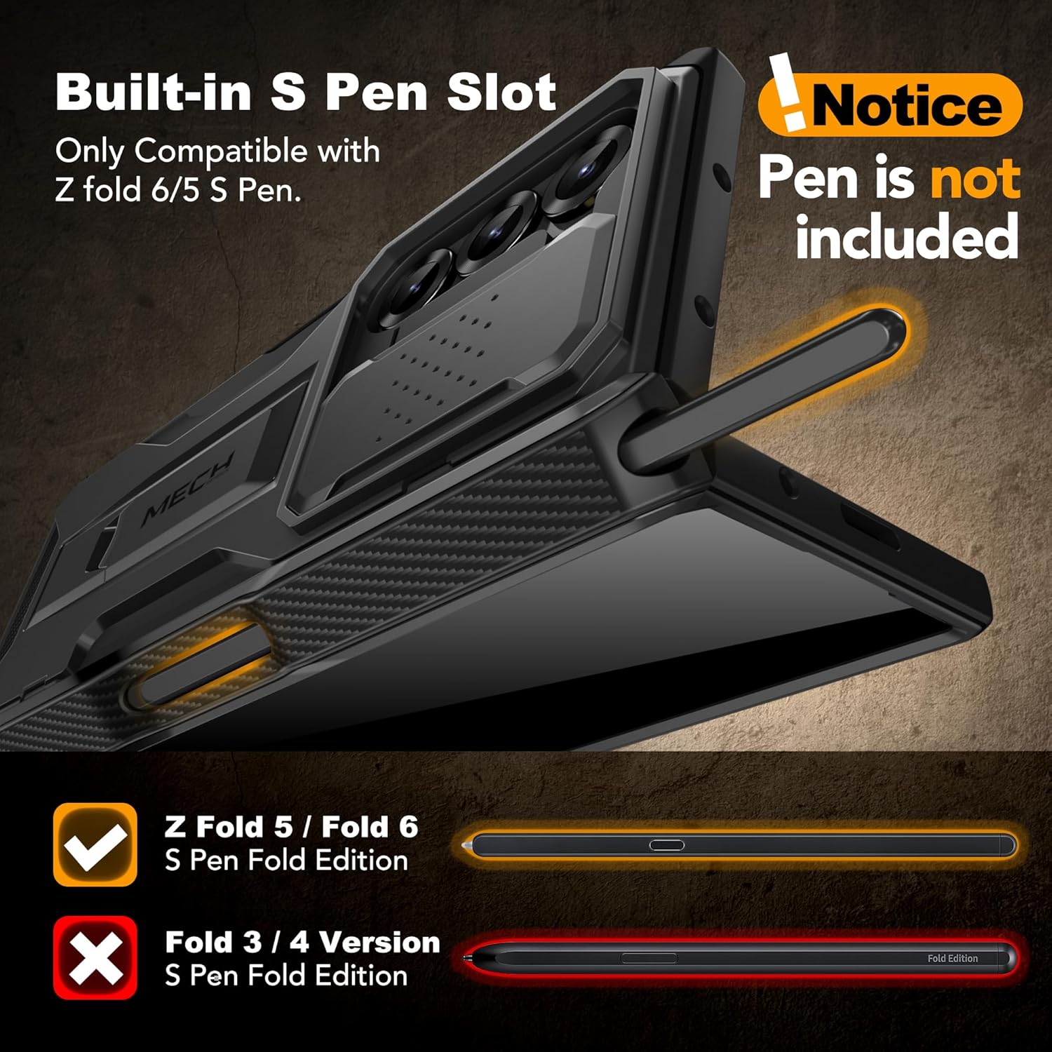TONGATE for Z Fold 6 Case