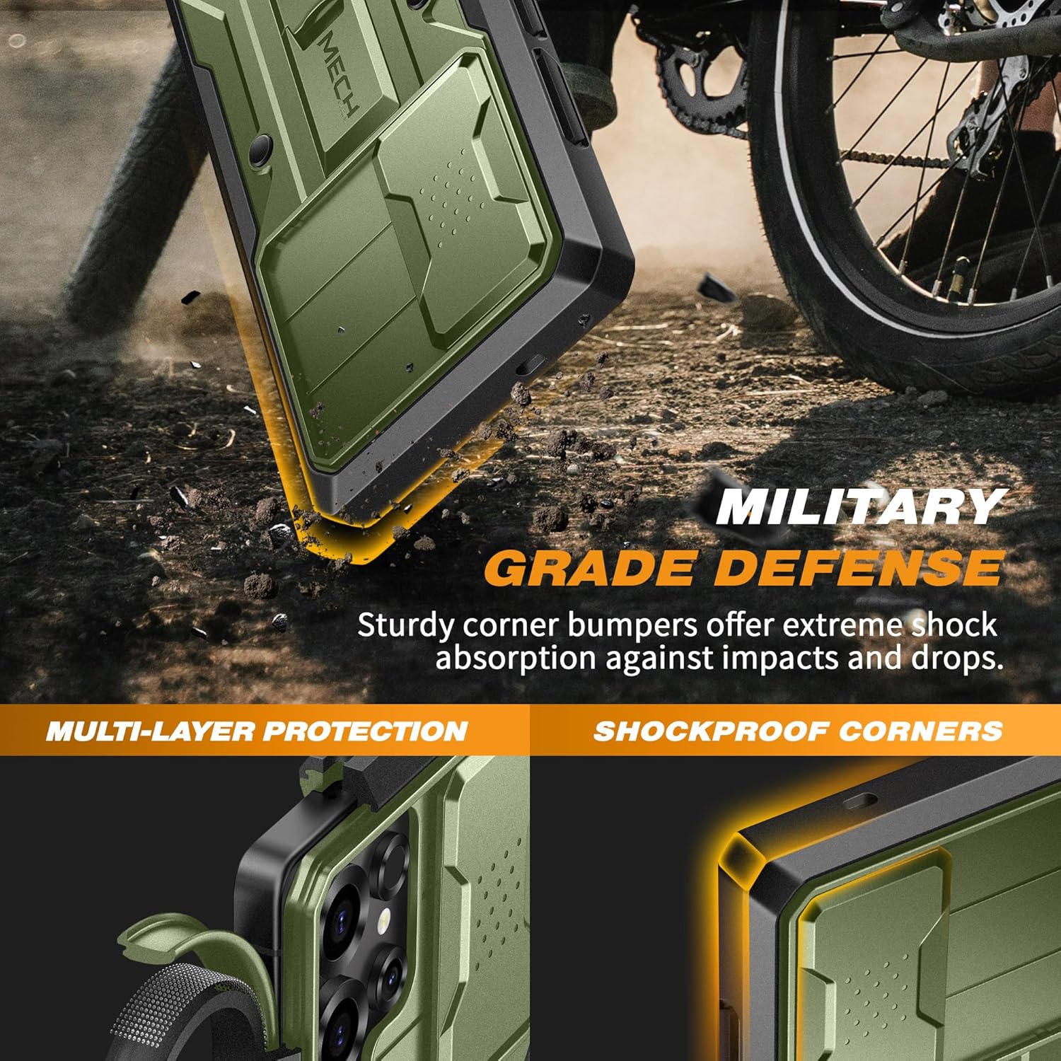 TONGATE for Samsung Galaxy S25 Ultra Case Green