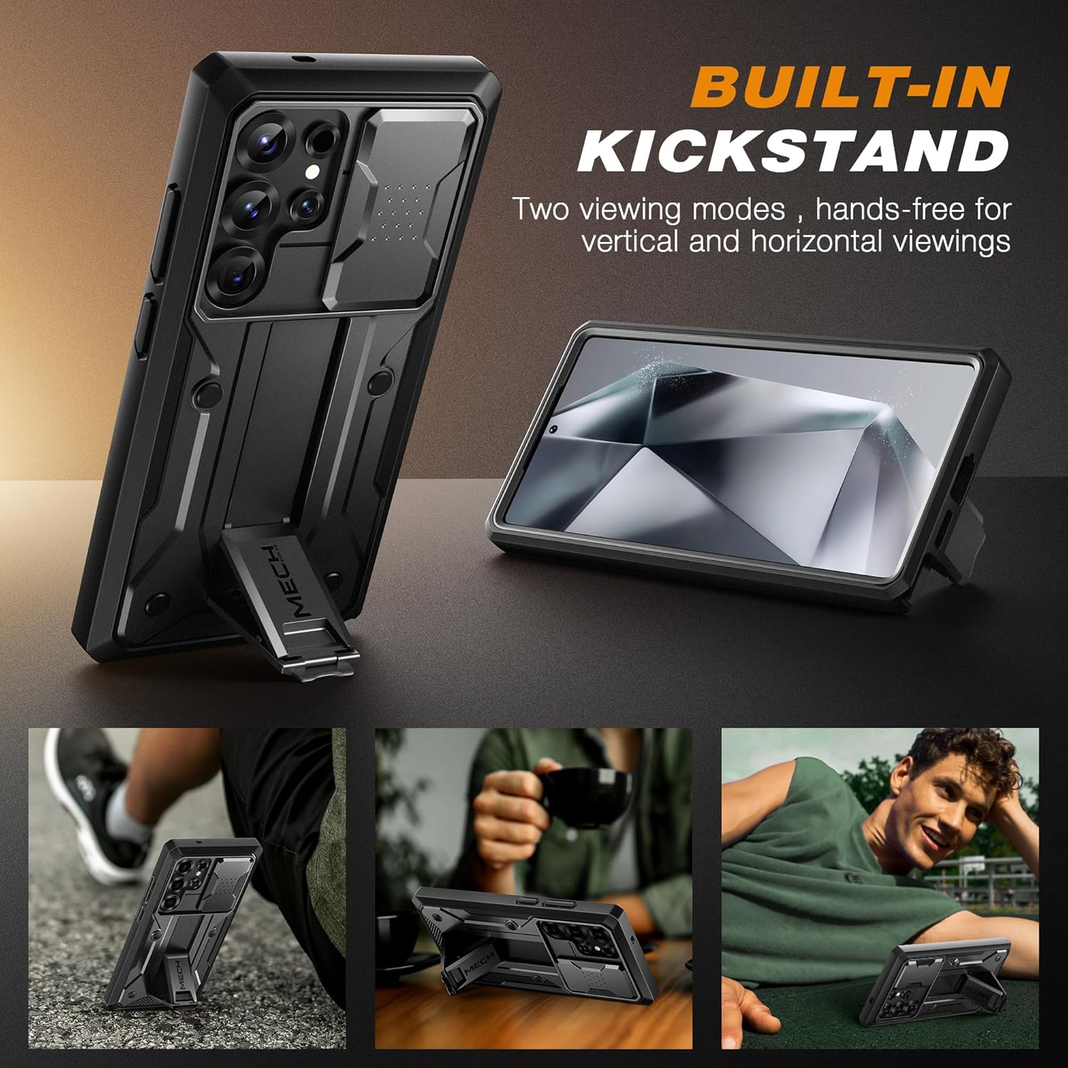 TONGATE for Samsung Galaxy S25 Ultra Case Black