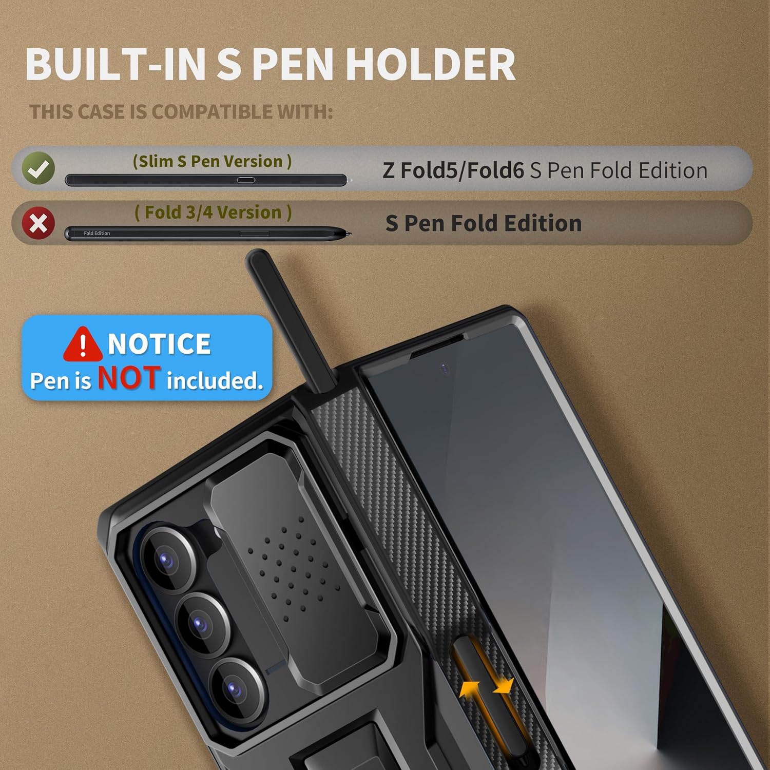 TONGATE for Z Fold 6 Case