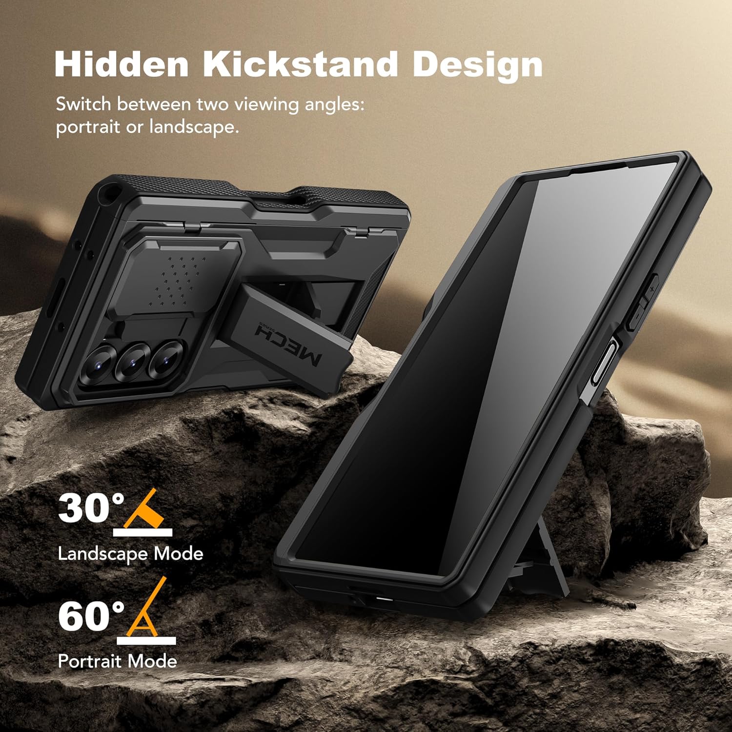 TONGATE Z Fold 7 Case Built-in Belt Clip