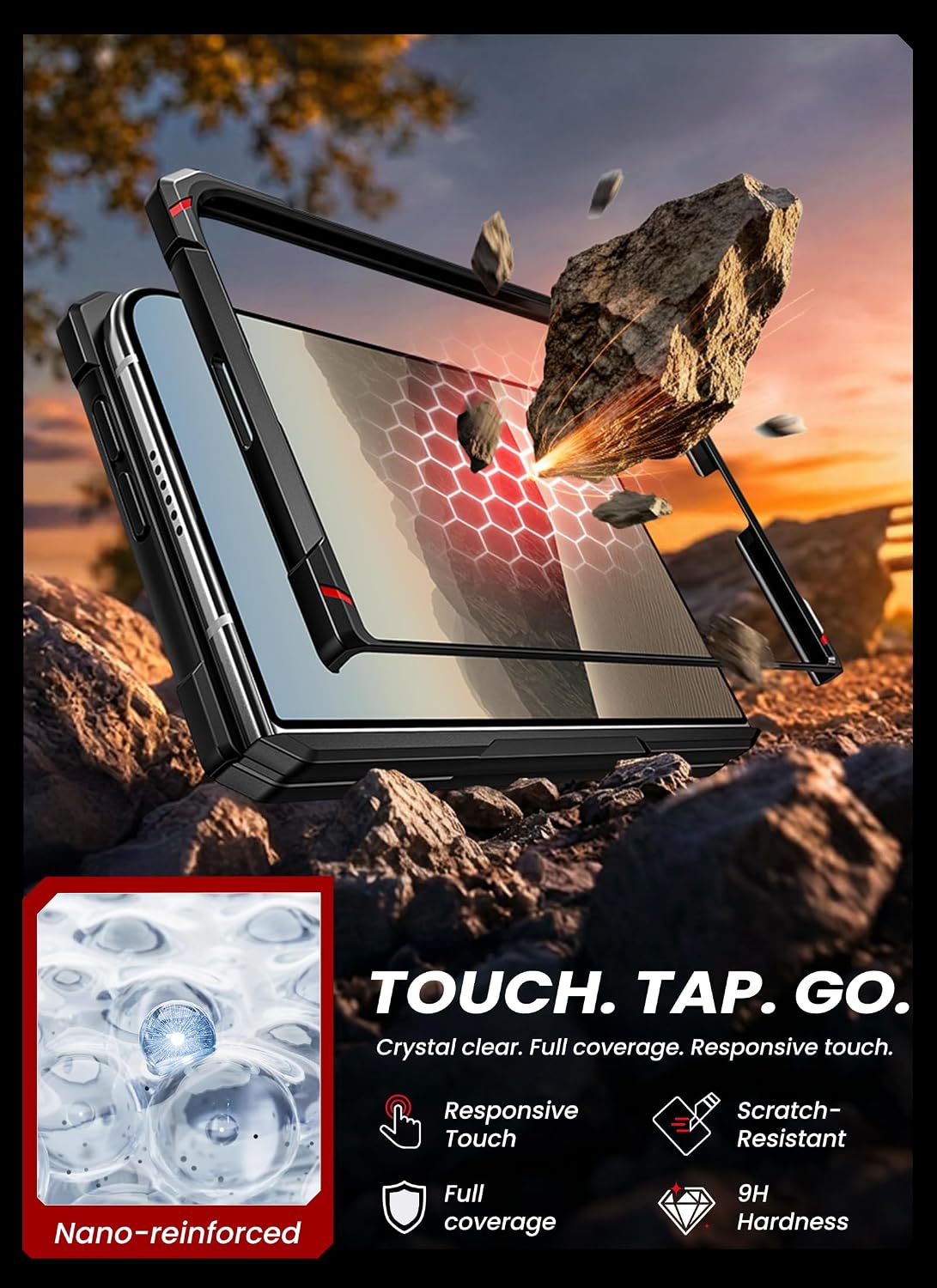 iPhone Duo Case with Stand & Screen Film