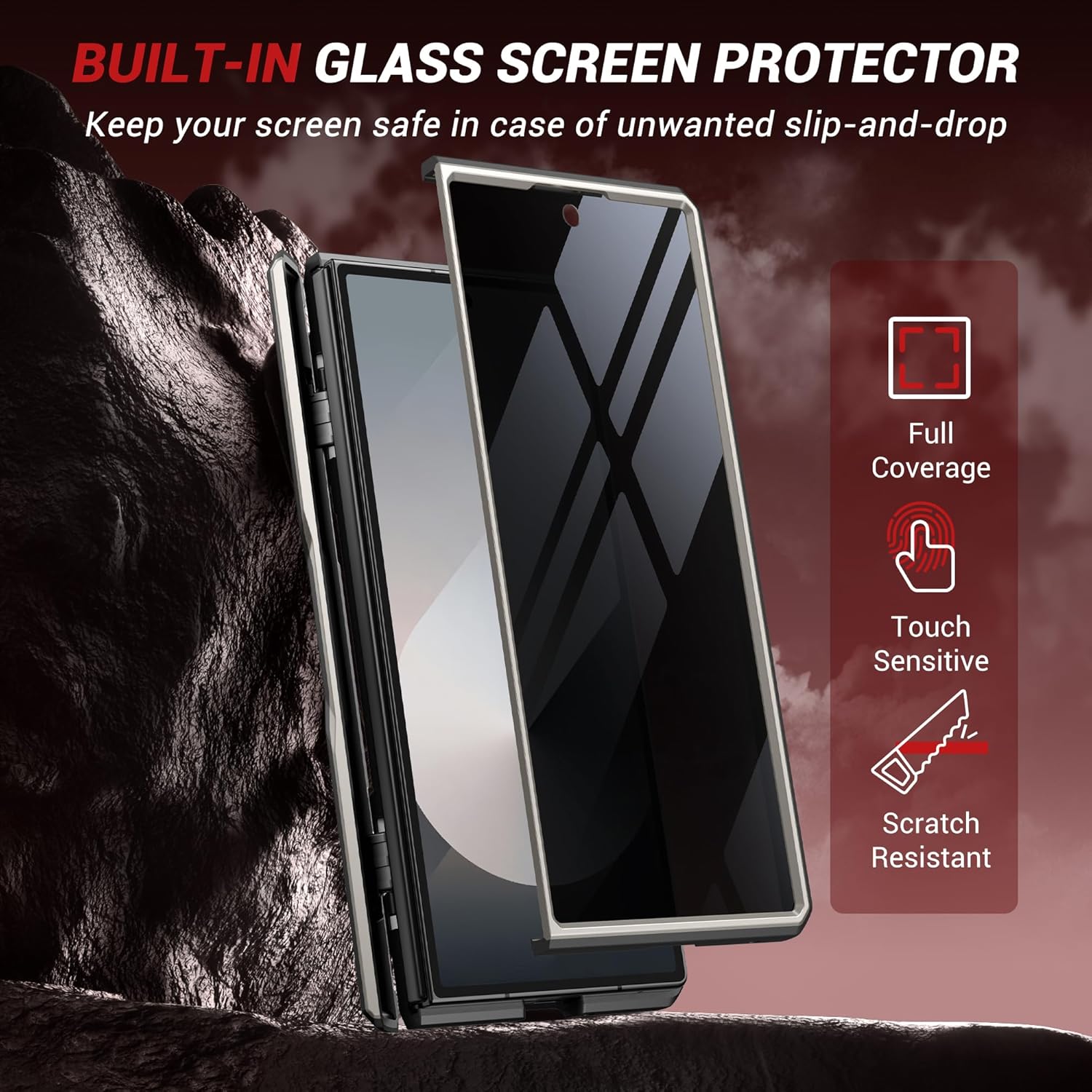 Spin Magnetic Stand for Z Fold 7 Case