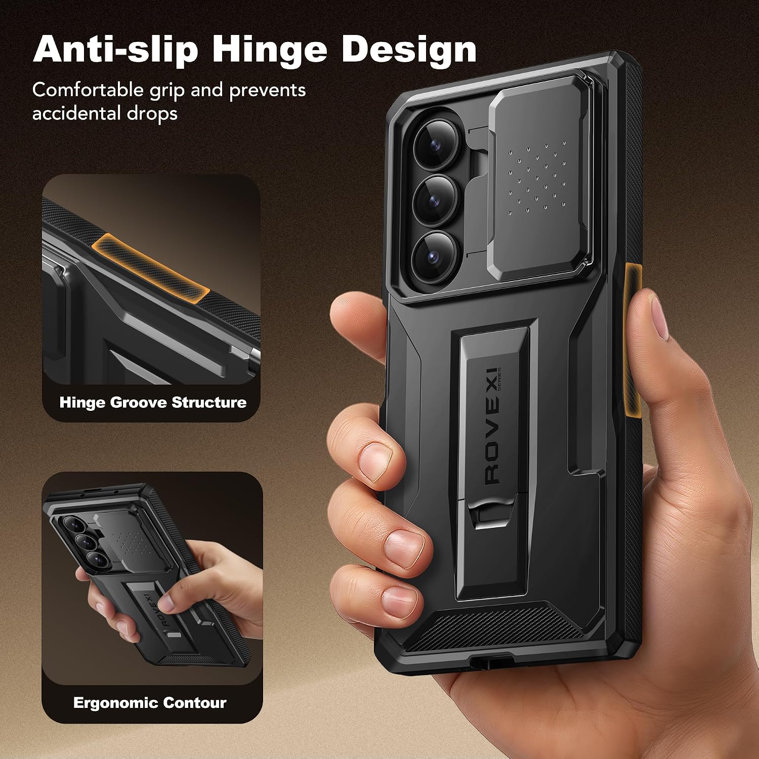 TONGATE for Z Fold 8 Ultra Case with Stand
