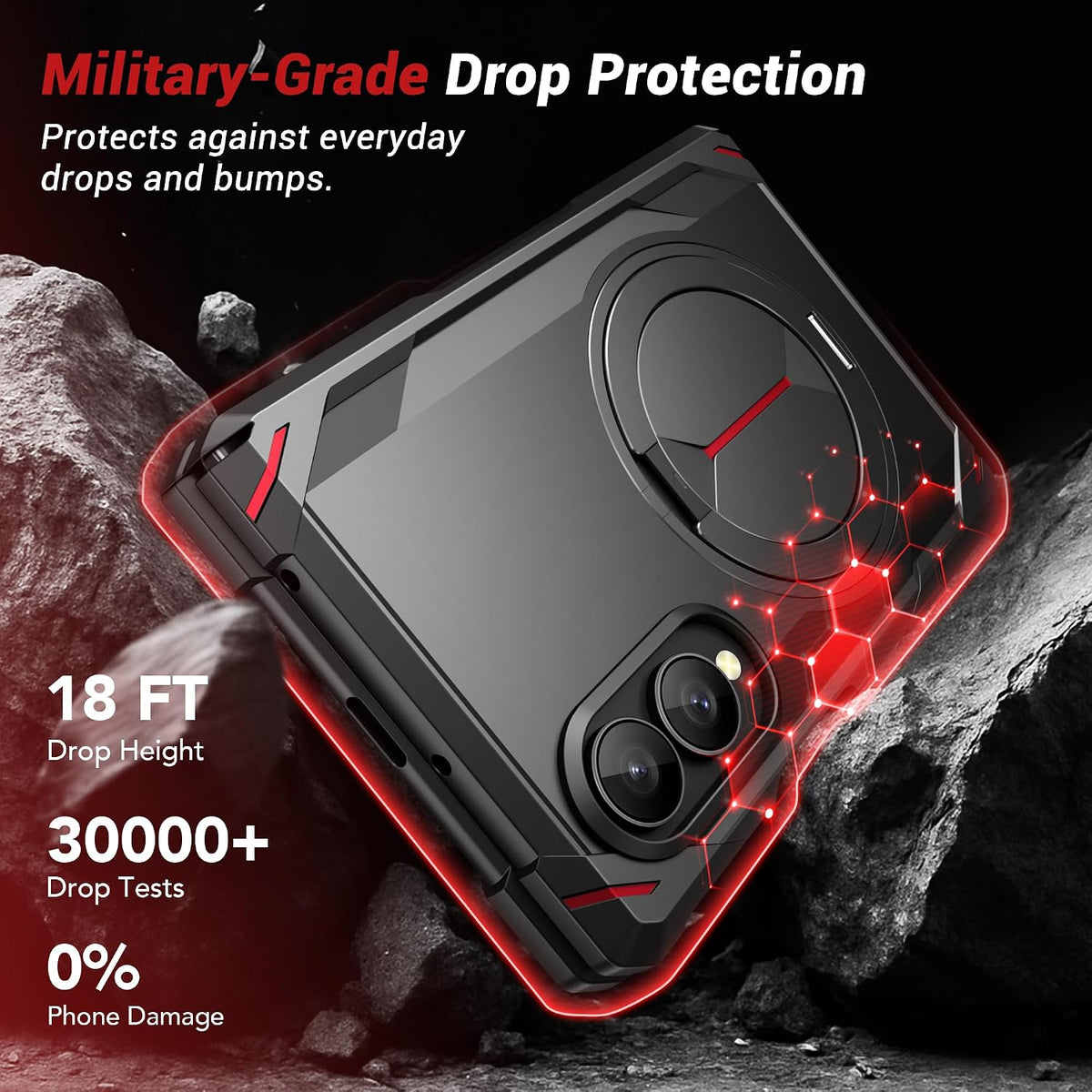 Galaxy Z Fold 8 Magnetic Rotating Stand Case