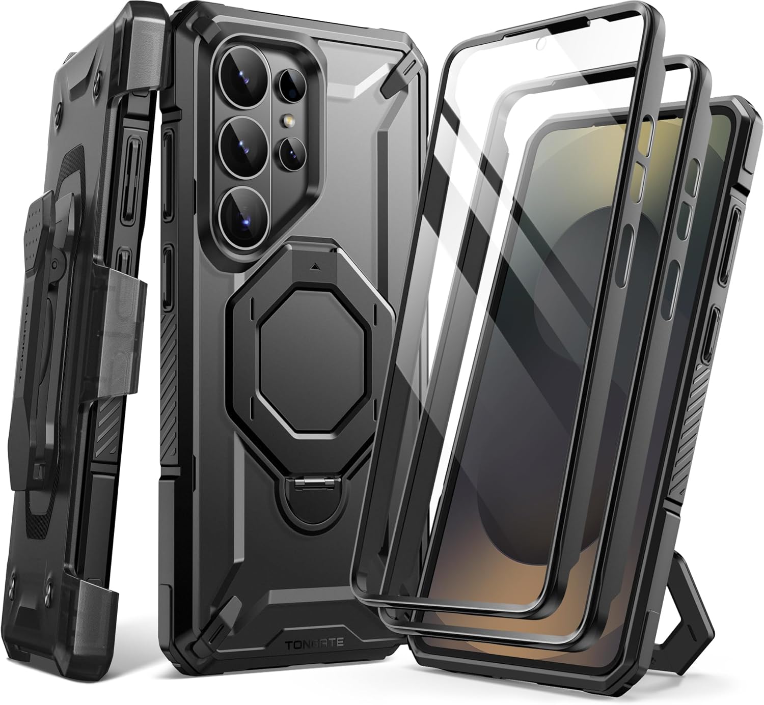 Samsung S26 Ultra Case with 360° Spin Magnetic Stand