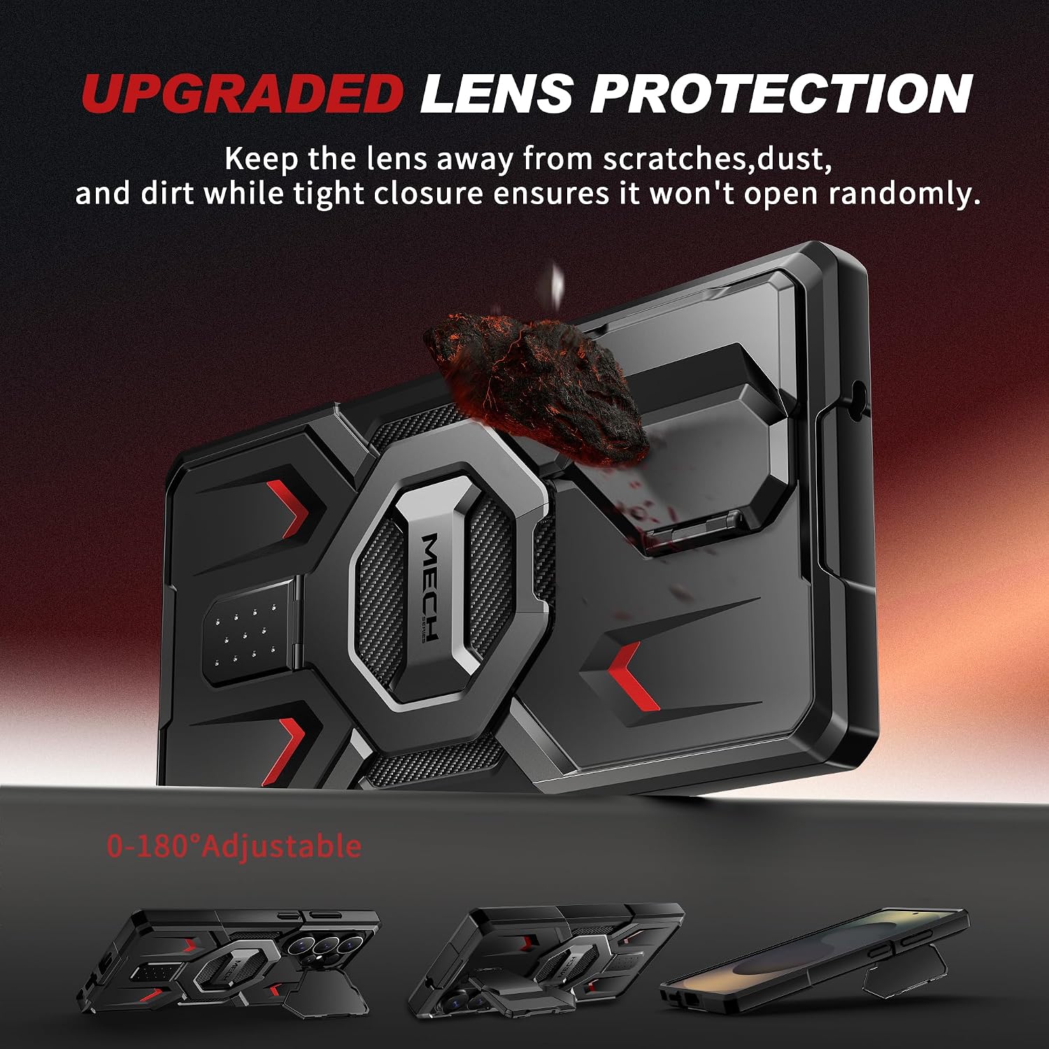 Galaxy S26 Ultra Magnetic Stand Case with Screen Protector