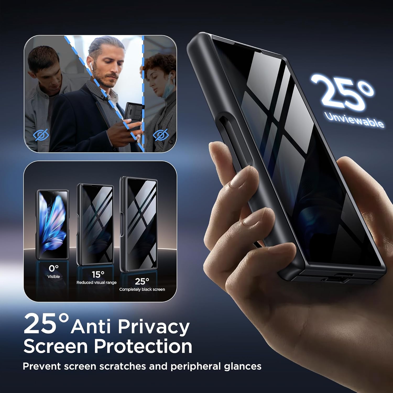 TONGATE Z Fold 7 Case With Wallet