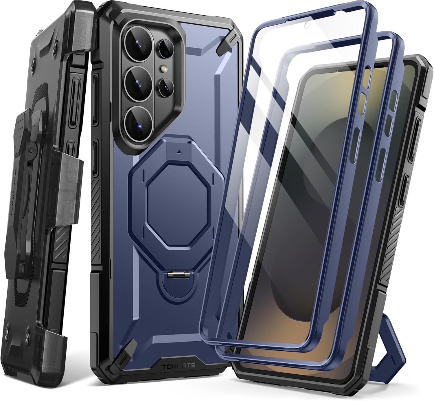 Samsung S26 Ultra Case with 360° Spin Magnetic Stand