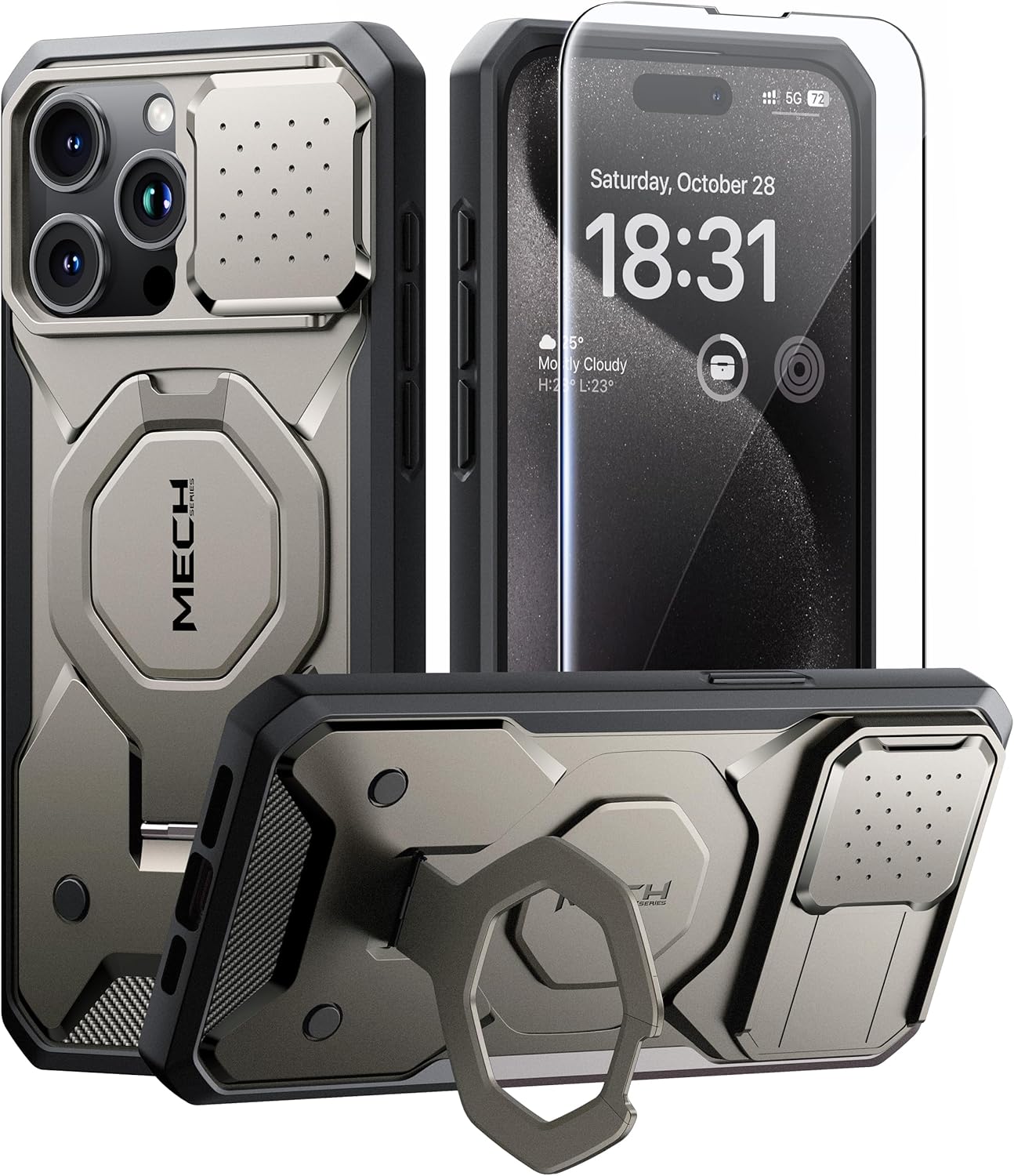 TONGATE Magnetic for iPhone 15 Pro Max Case