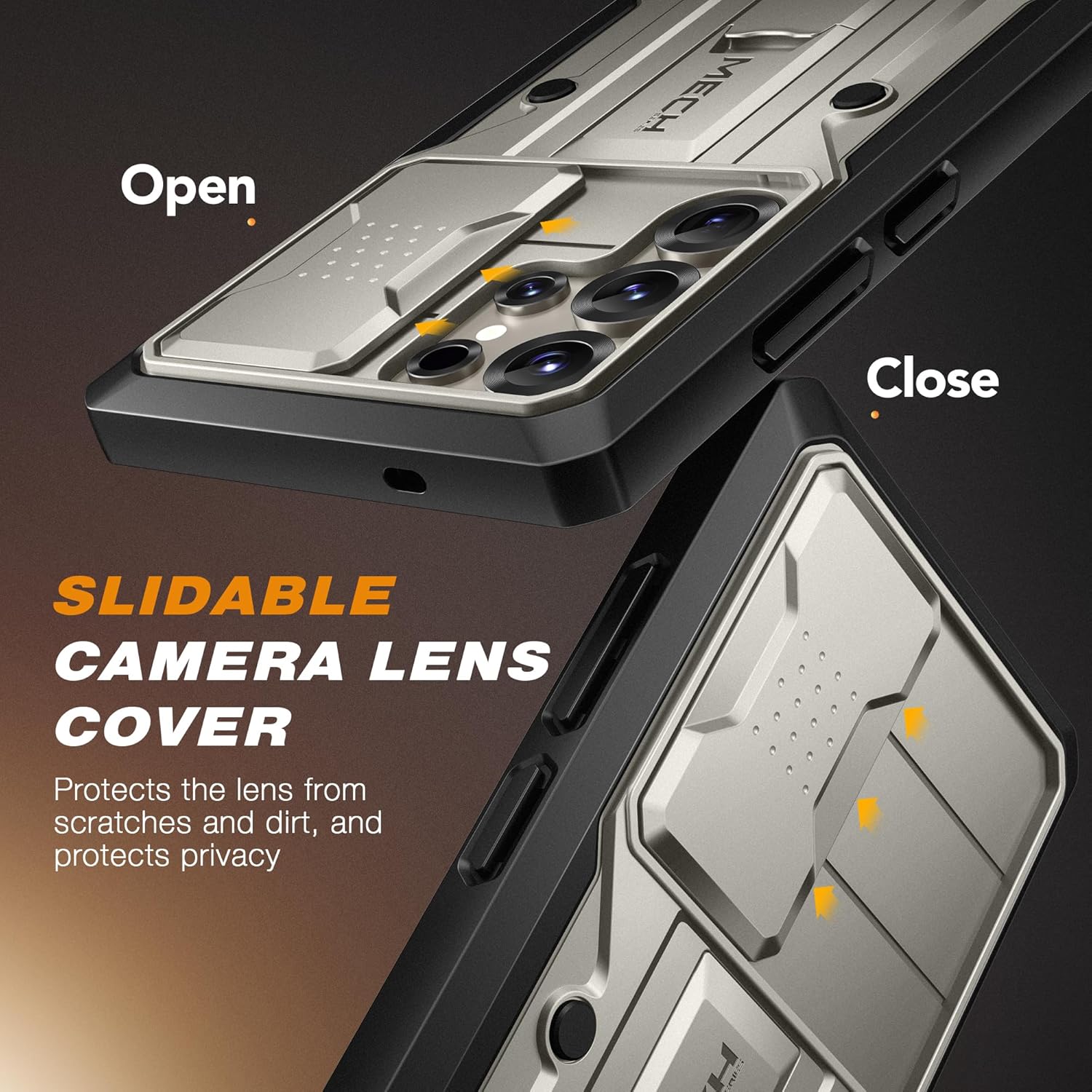 TONGATE for Samsung Galaxy S25 Ultra Case TiGray