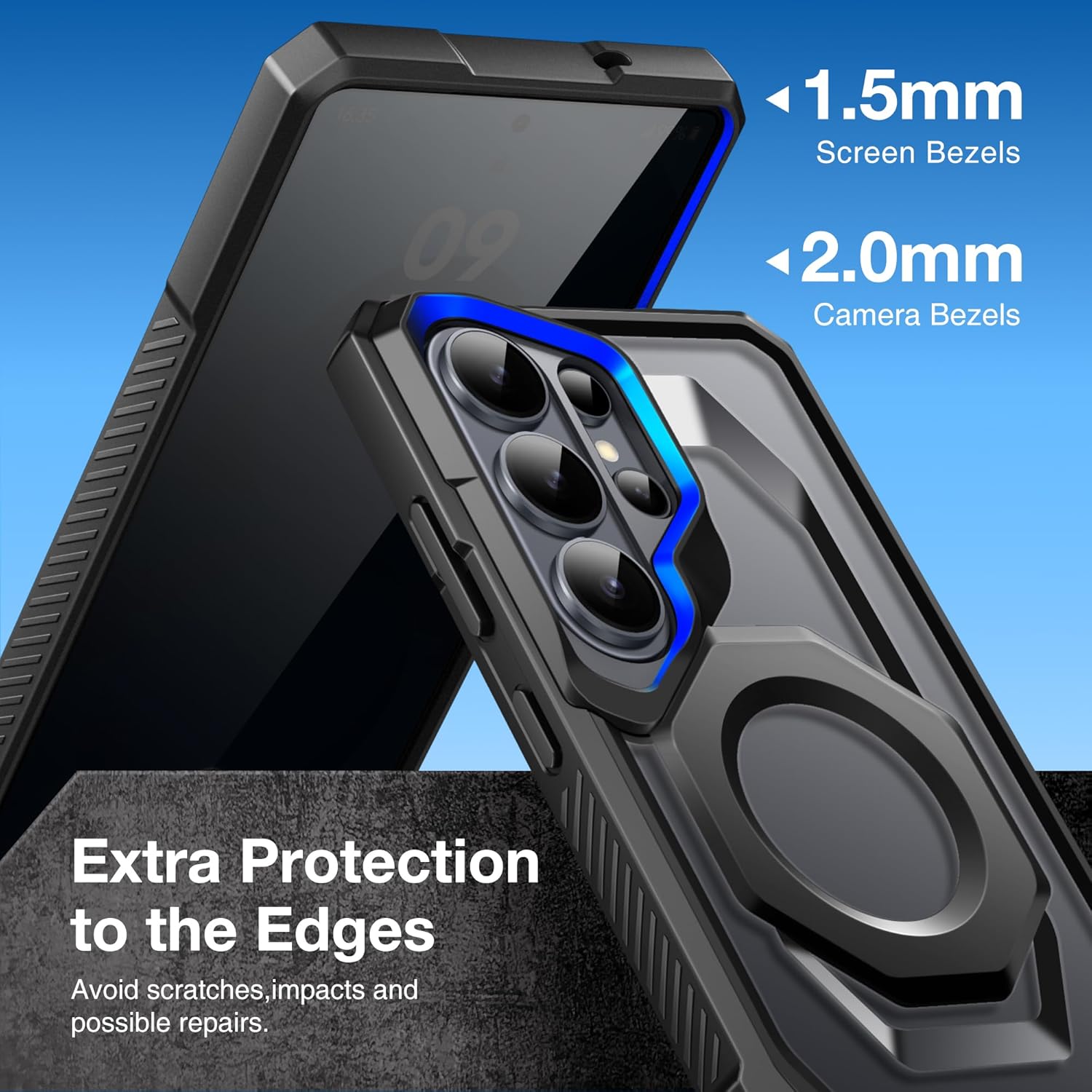 Samsung Galaxy S26 Ultra Case with Aluminum Alloy Kickstand