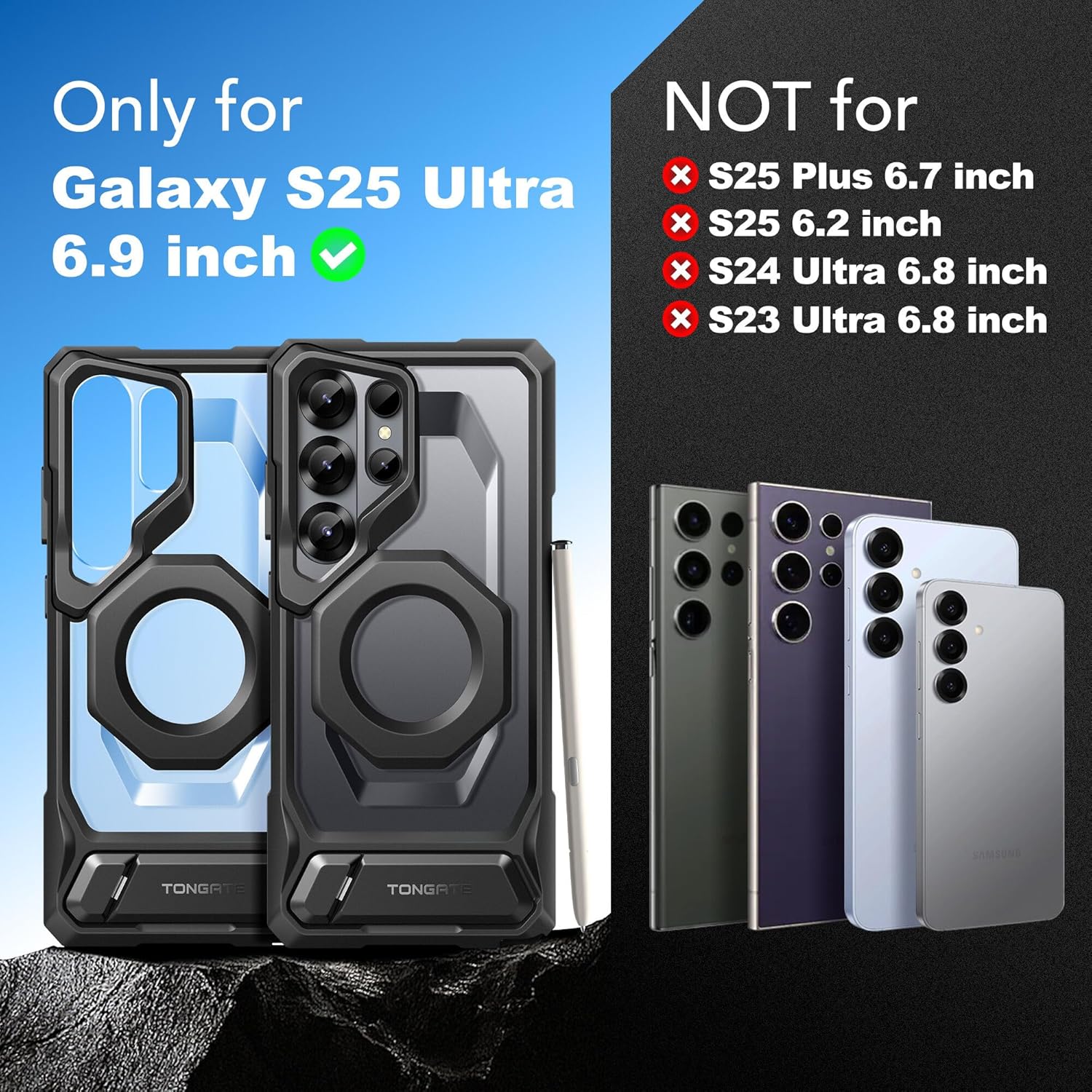 Tongate Samsung S25 Ultra Magnetic Case