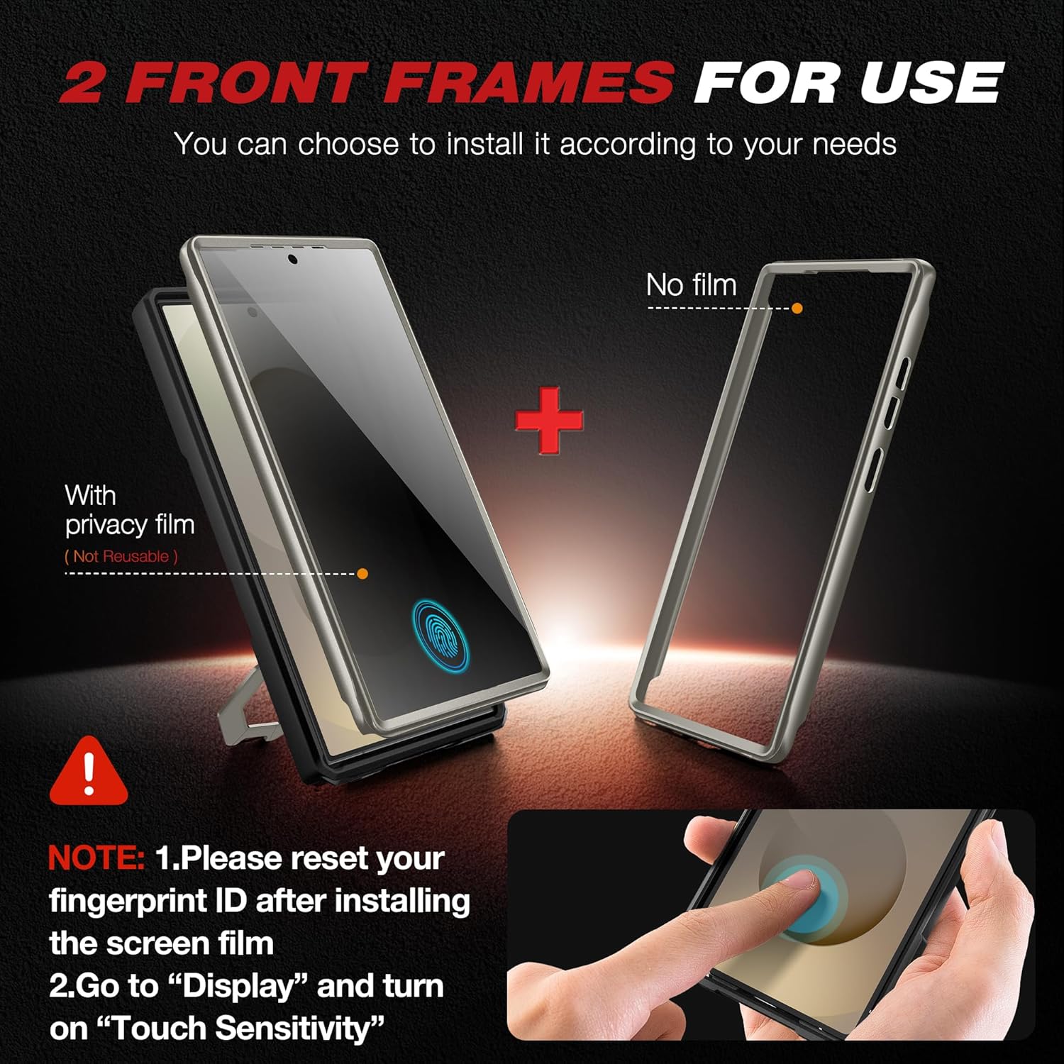 TONGATE Magnetic Case for Galaxy S25 Ultra