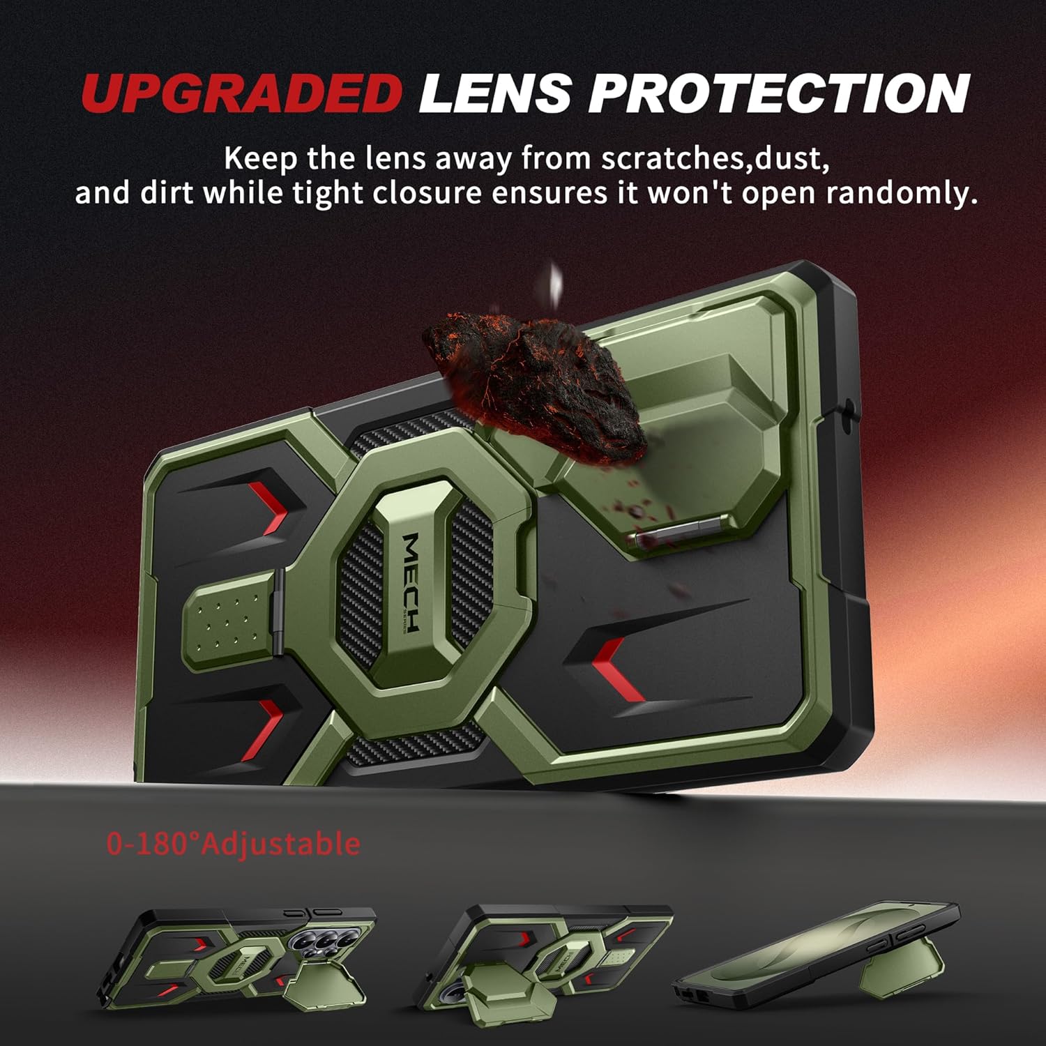 Galaxy S26 Ultra Magnetic Stand Case with Belt Clip