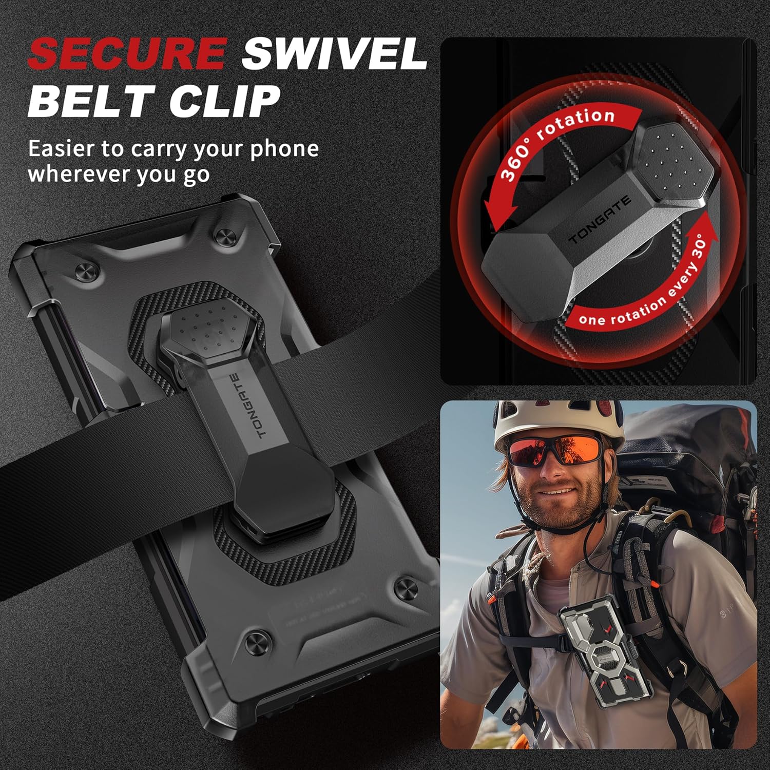 TONGATE Magnetic Case for Galaxy S25 Ultra