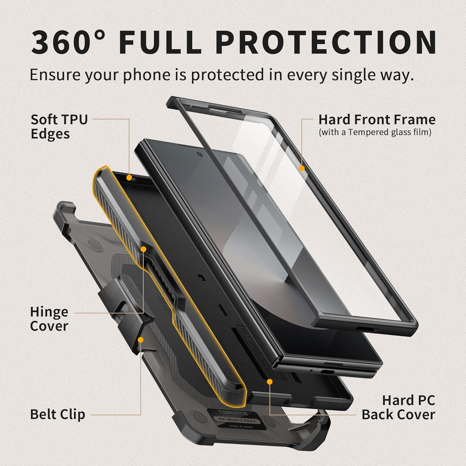 TONGATE for Z Fold 6 Case