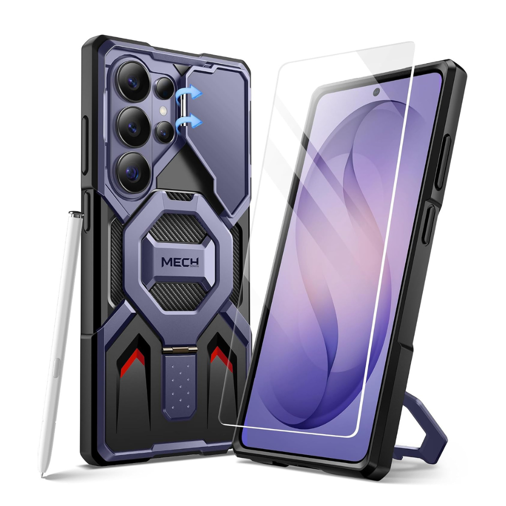 Galaxy S26 Ultra Magnetic Stand Case with Screen Protector