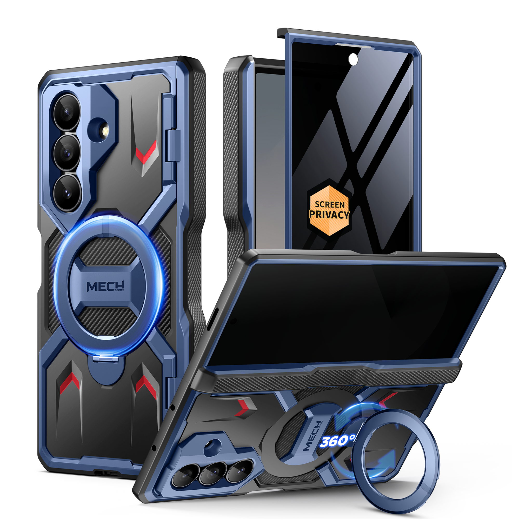 スマートフォン本体 Atabong Constylove TONGATE Z Fold 7 Case