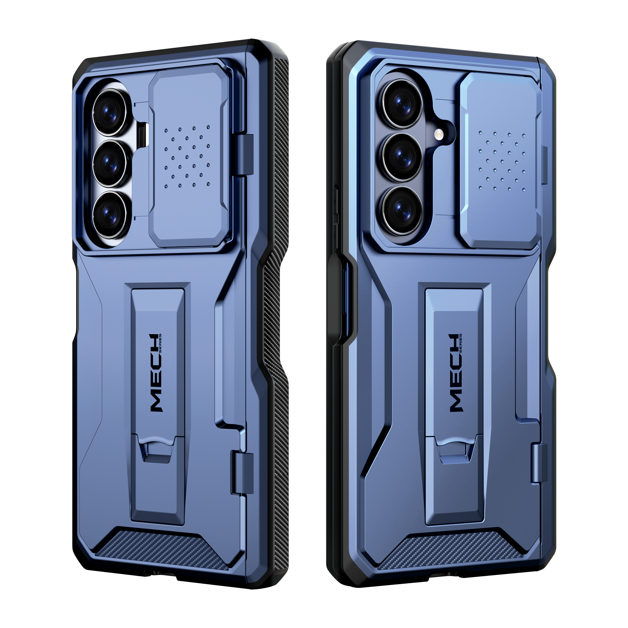 Galaxy Z Fold 7 Slide Camera Case with Stand, Belt Clip & Privacy Screen Protector