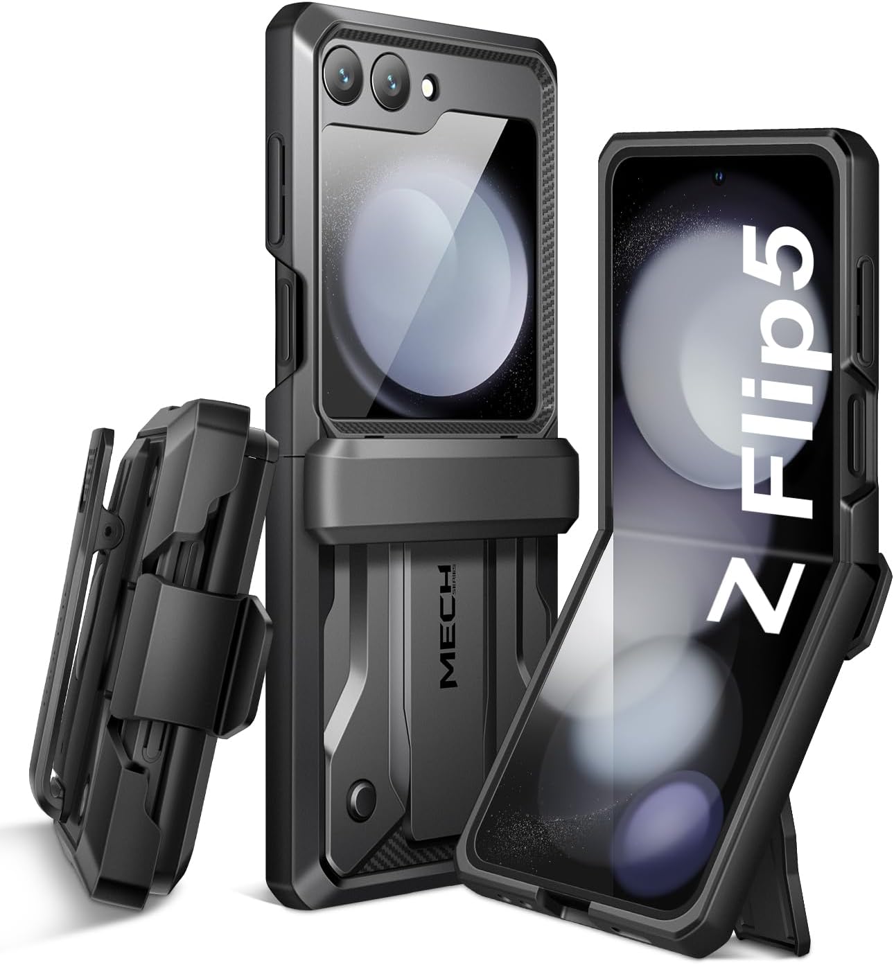 ◆SLBS◆ SLBS Ideal Tag Flat Case Black for Galaxy Z Flip5 8 SLBS - Ideal Tag Flat Case (Galaxy Z Flip5) – Harumio