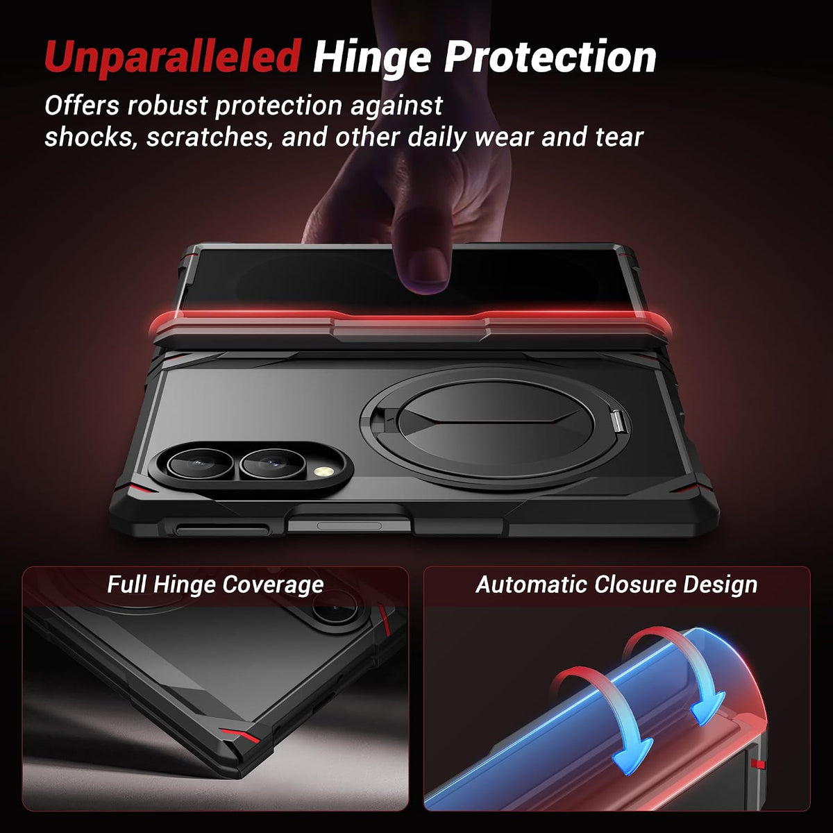 Galaxy Z Fold 8 Magnetic Rotating Stand Case