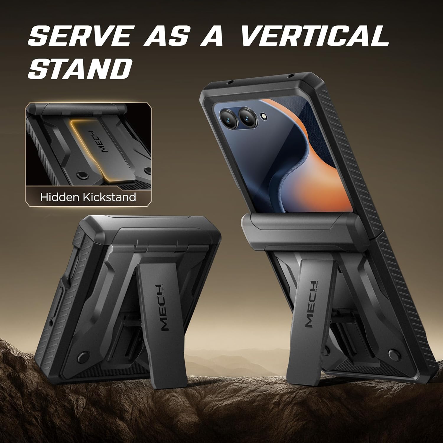 Motorola Razr Case with Stand & Belt-Clip