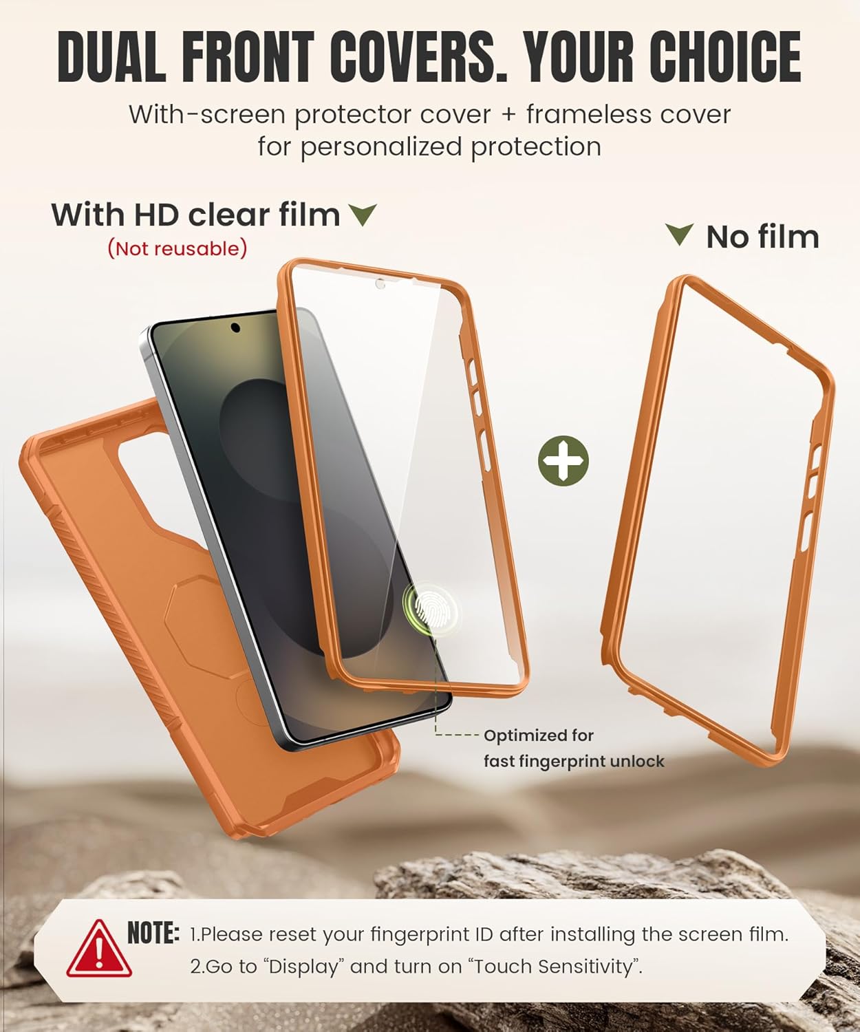 Samsung S26 Ultra Case with 360° Spin Magnetic Stand