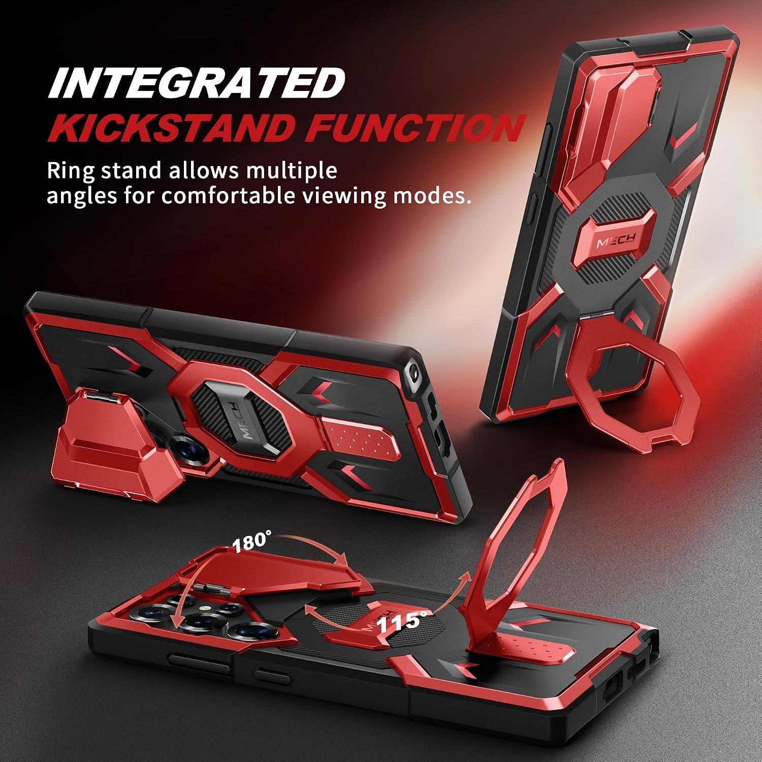 Galaxy S25 Ultra Magnetic Stand Case with Privacy Screen Protector
