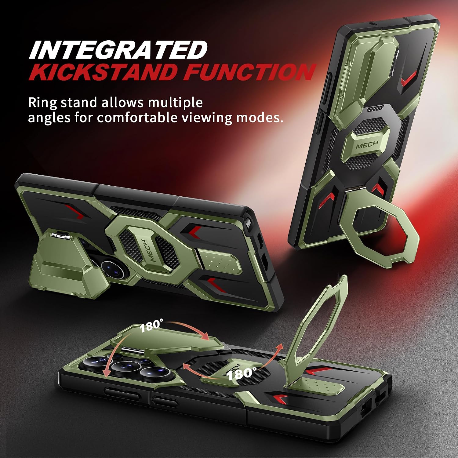 Galaxy S26 Ultra Magnetic Stand Case with Screen Protector