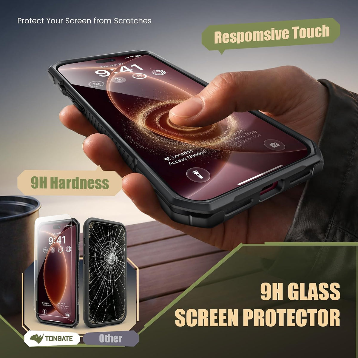 iPhone 18 Pro Max Case with 360° Spin Magnetic Stand